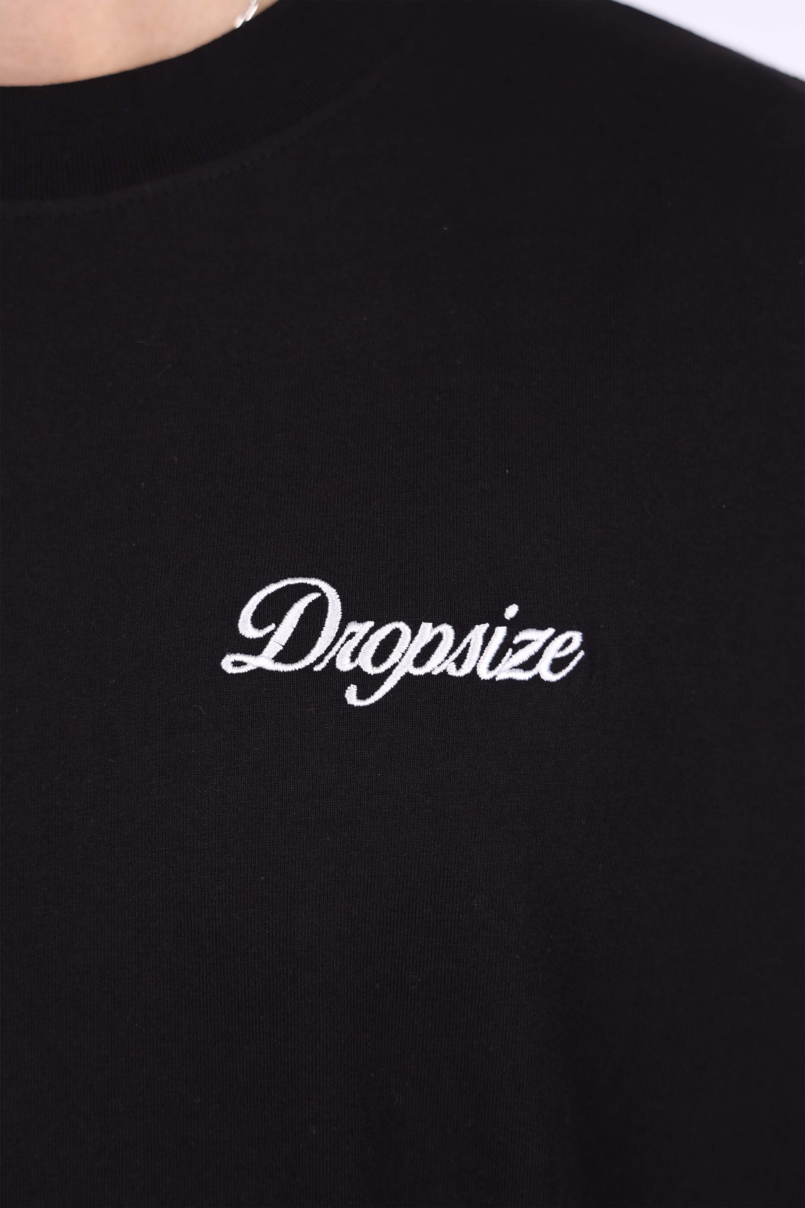 HEAVY OVERSIZE STATUE T-SHIRT BLACK