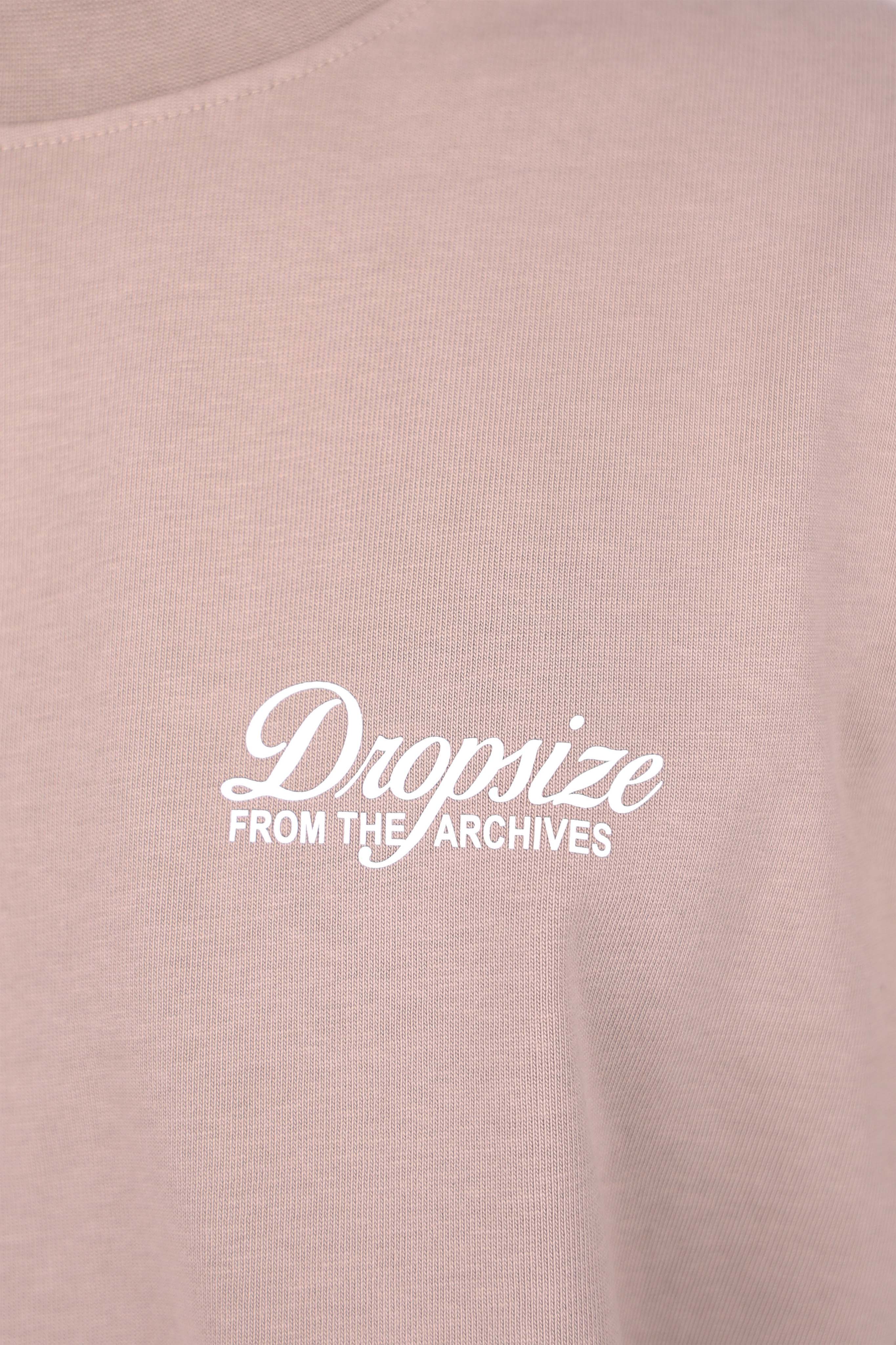 HEAVY OVERSIZE DOUBLE ARM T-SHIRT SIMPLY TAUPE