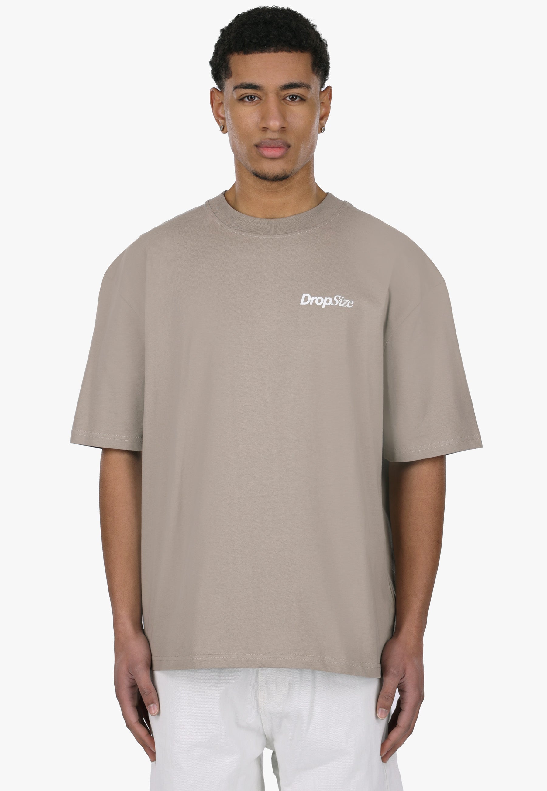 HEAVY OVERSIZE YESTERDAY T-SHIRT SIMPLY TAUPE