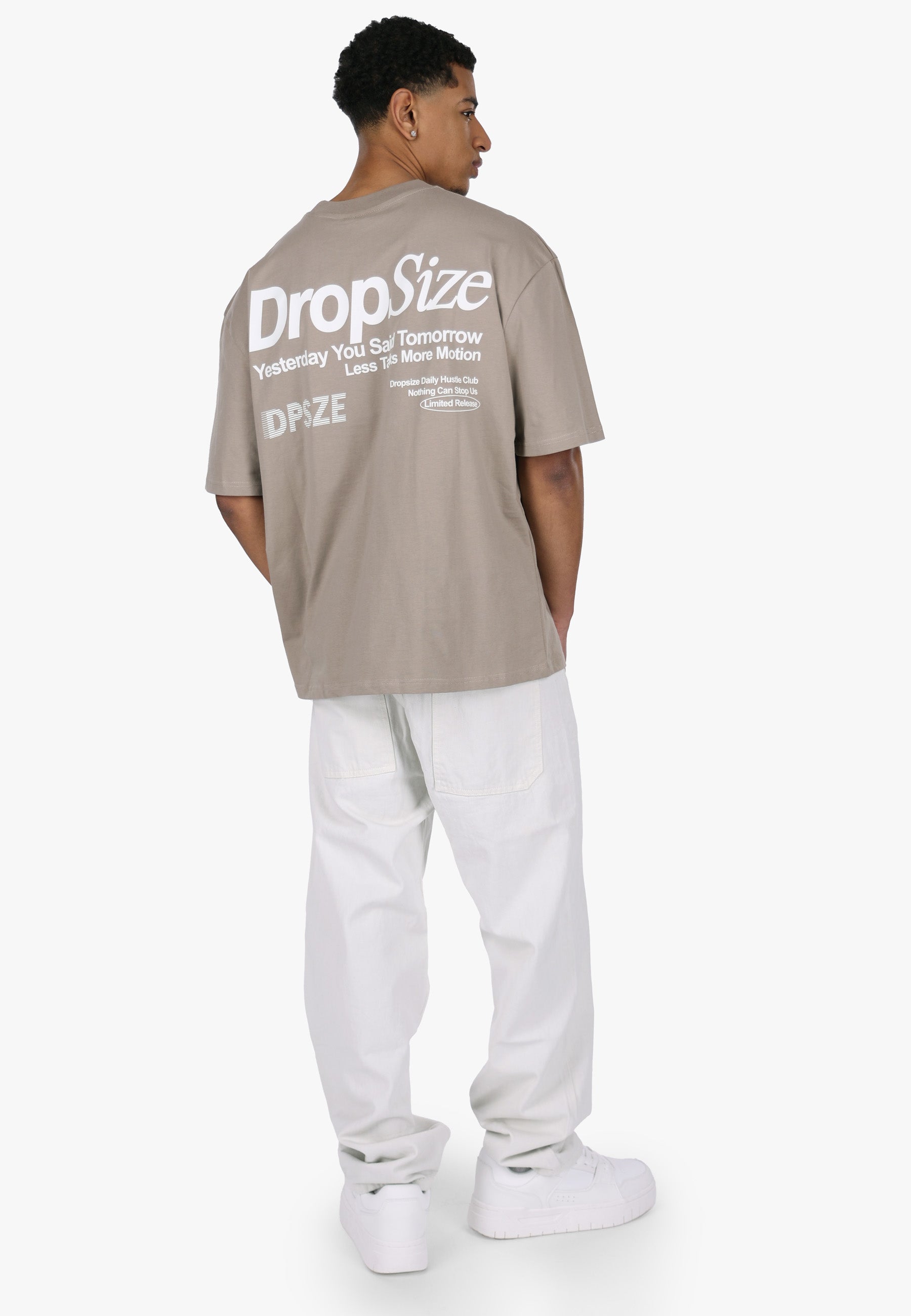 HEAVY OVERSIZE YESTERDAY T-SHIRT SIMPLY TAUPE