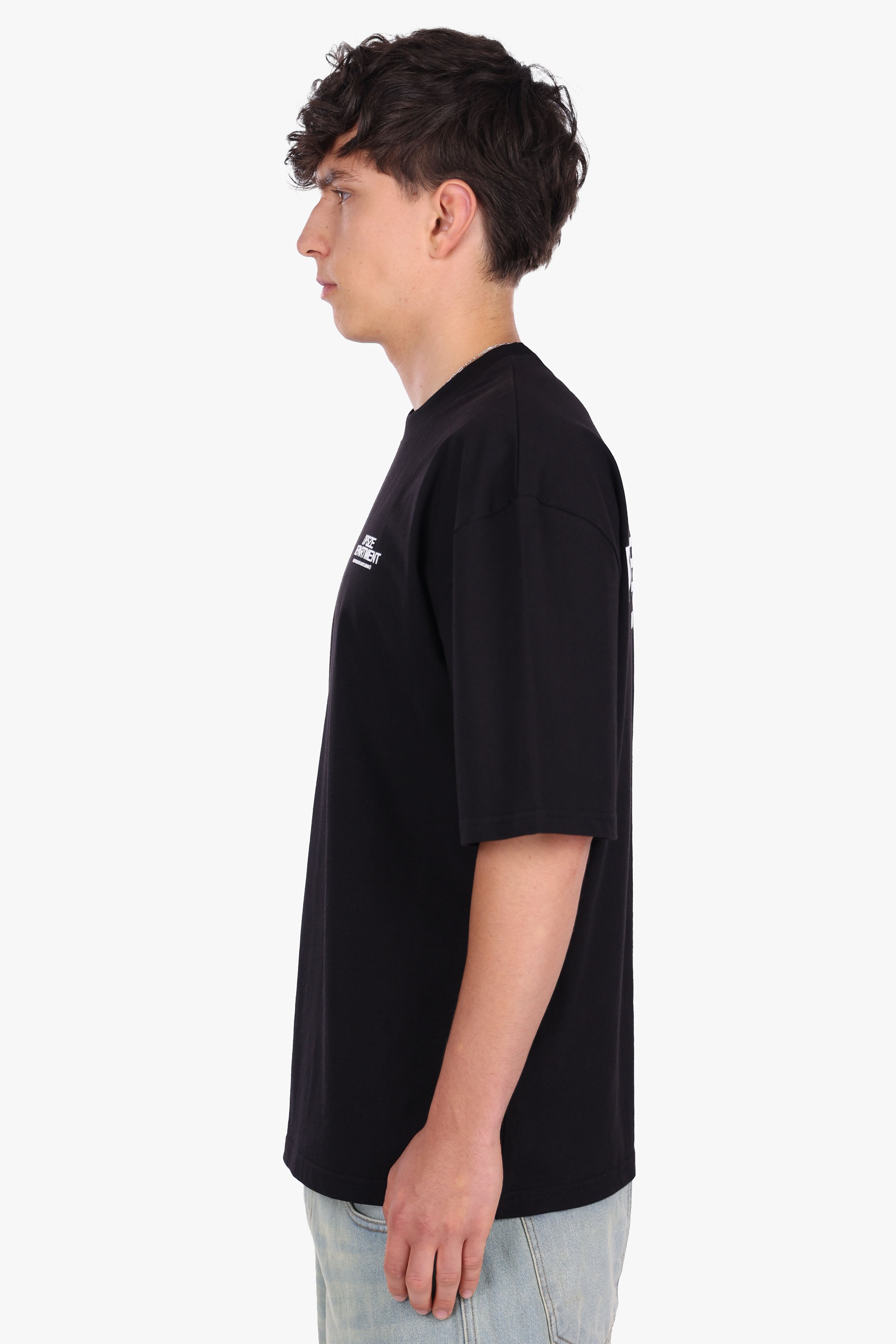 HEAVY OVERSIZE DPSZE DEPARTMENT T-SHIRT BLACK