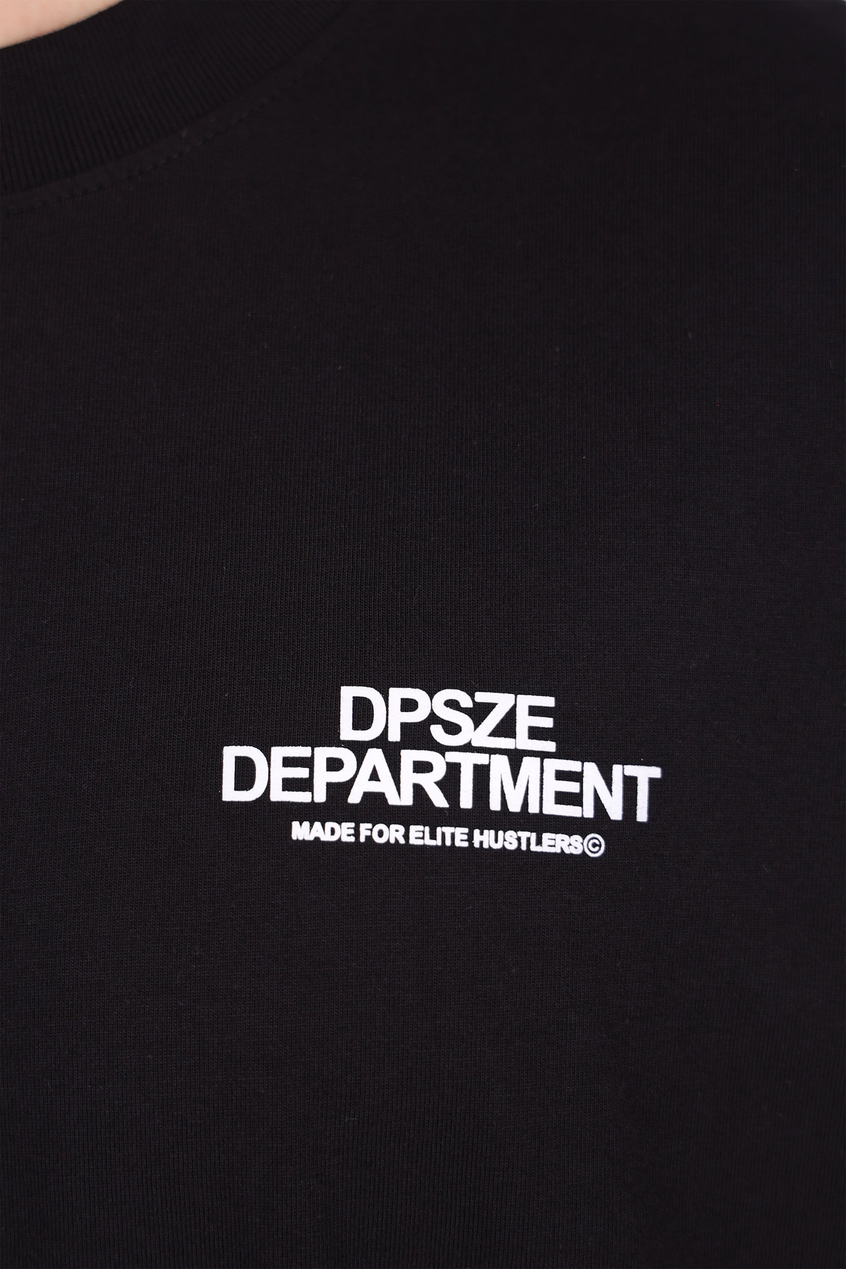 HEAVY OVERSIZE DPSZE DEPARTMENT T-SHIRT BLACK