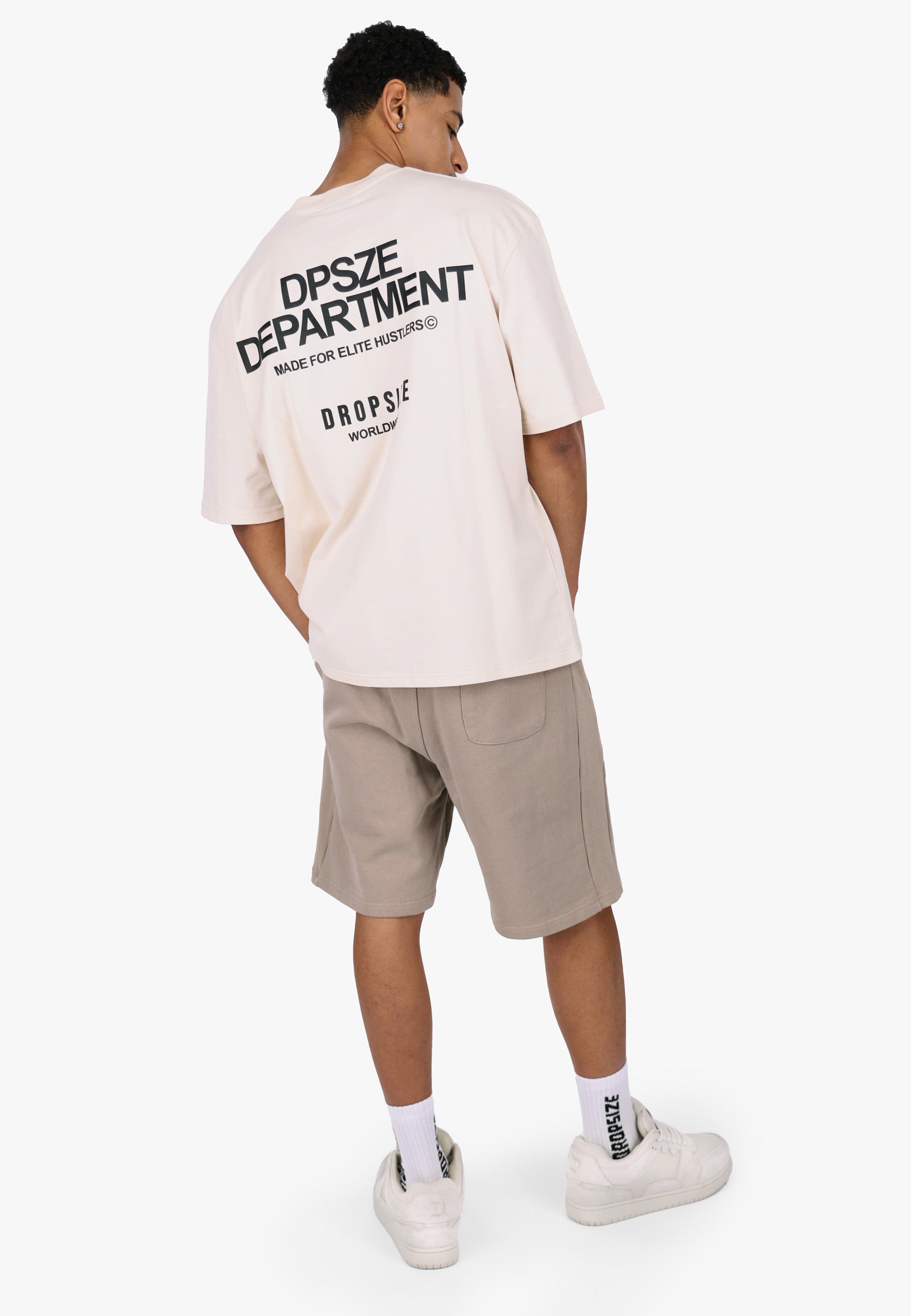 HEAVY OVERSIZE DPSZE DEPARTMENT T-SHIRT COCONUT MILK