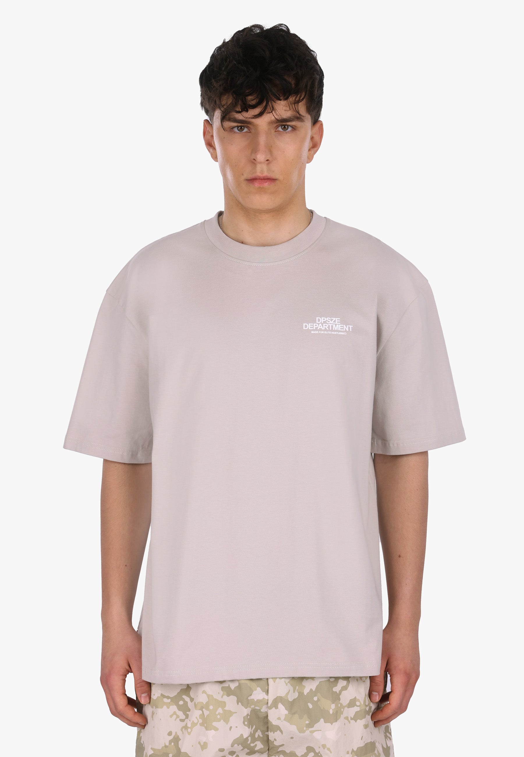 HEAVY OVERSIZE DPSZE DEPARTMENT T-SHIRT MOONBEAM
