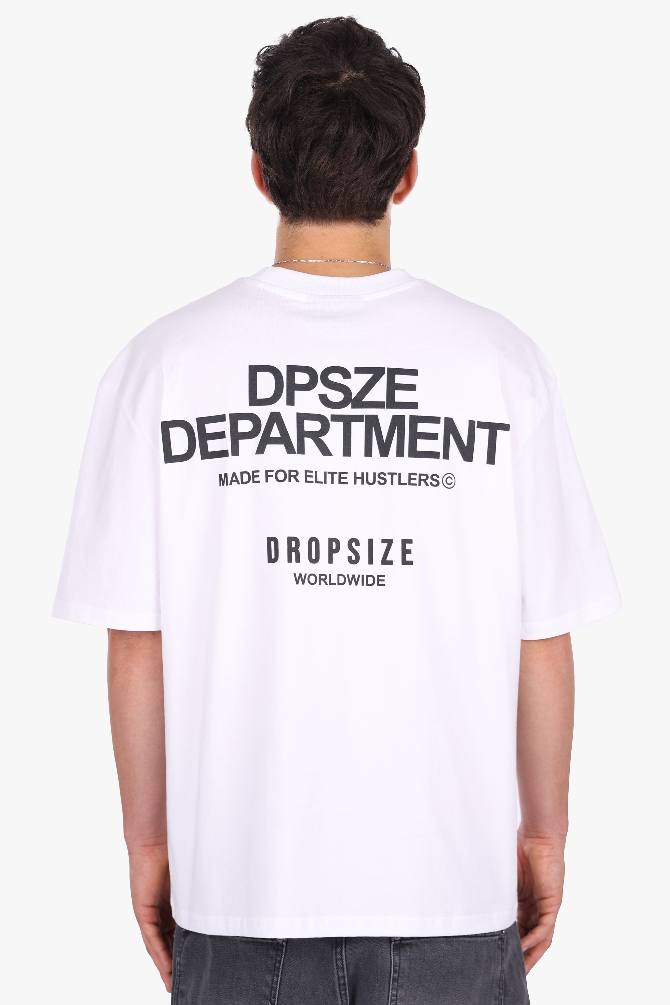 HEAVY OVERSIZE DPSZE DEPARTMENT T-SHIRT WHITE