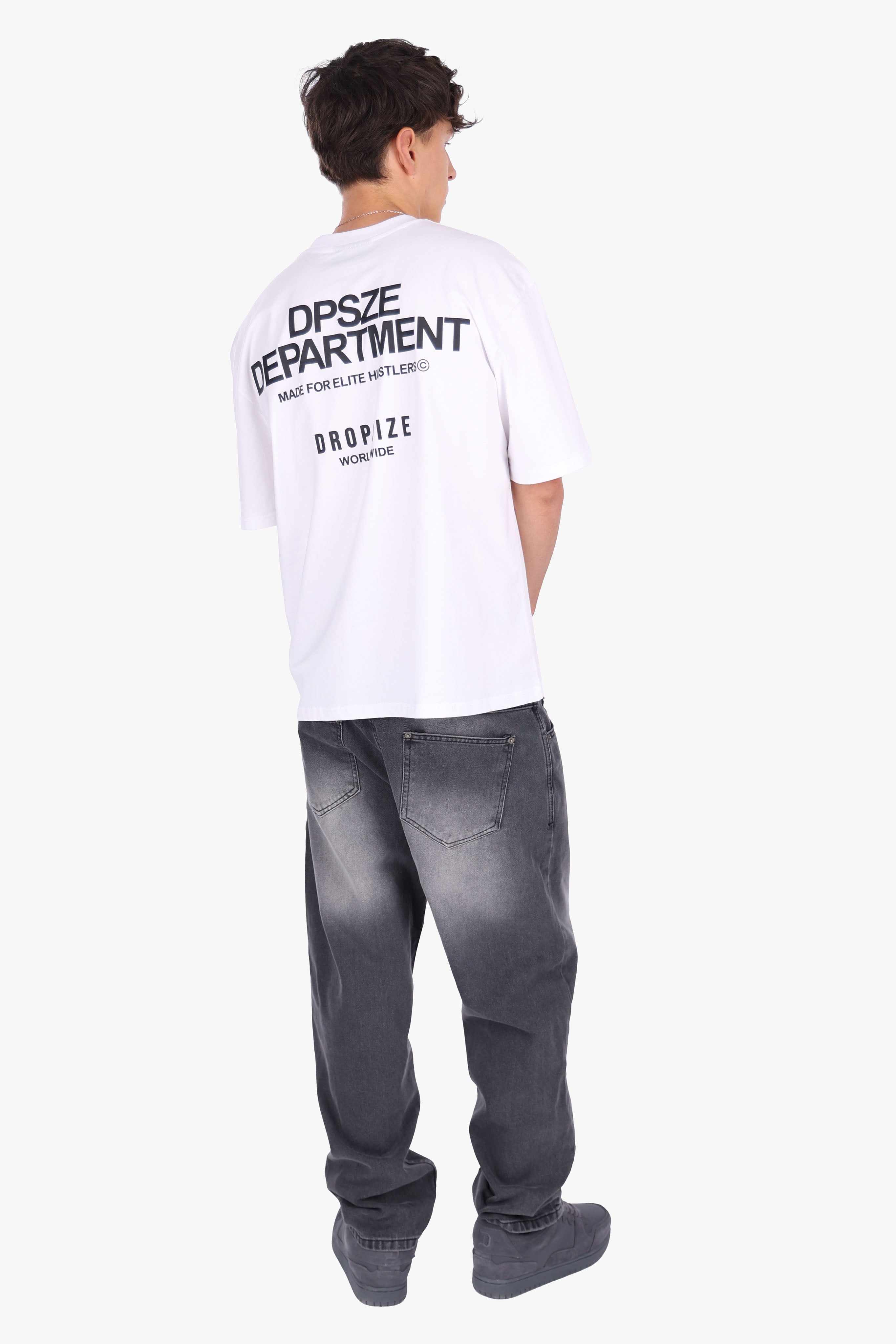 HEAVY OVERSIZE DPSZE DEPARTMENT T-SHIRT WHITE