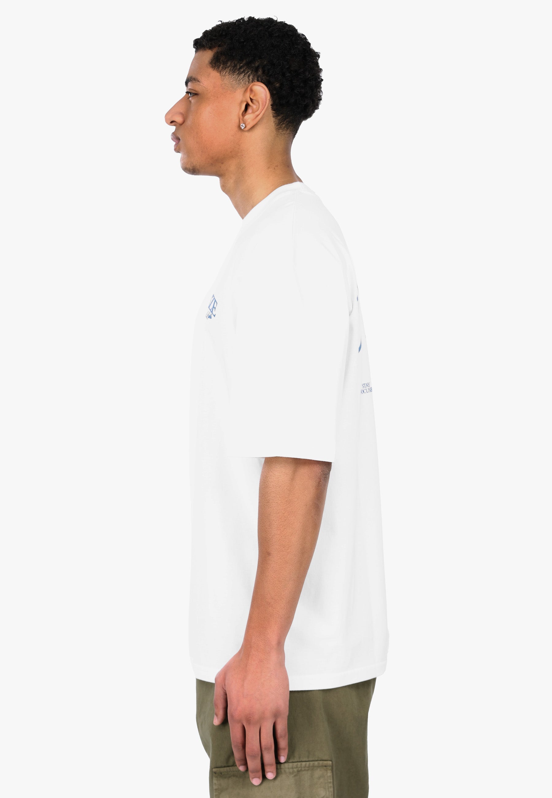 HEAVY OVERSIZE DPSZE BACKPRINT T-SHIRT CREAM WHITE