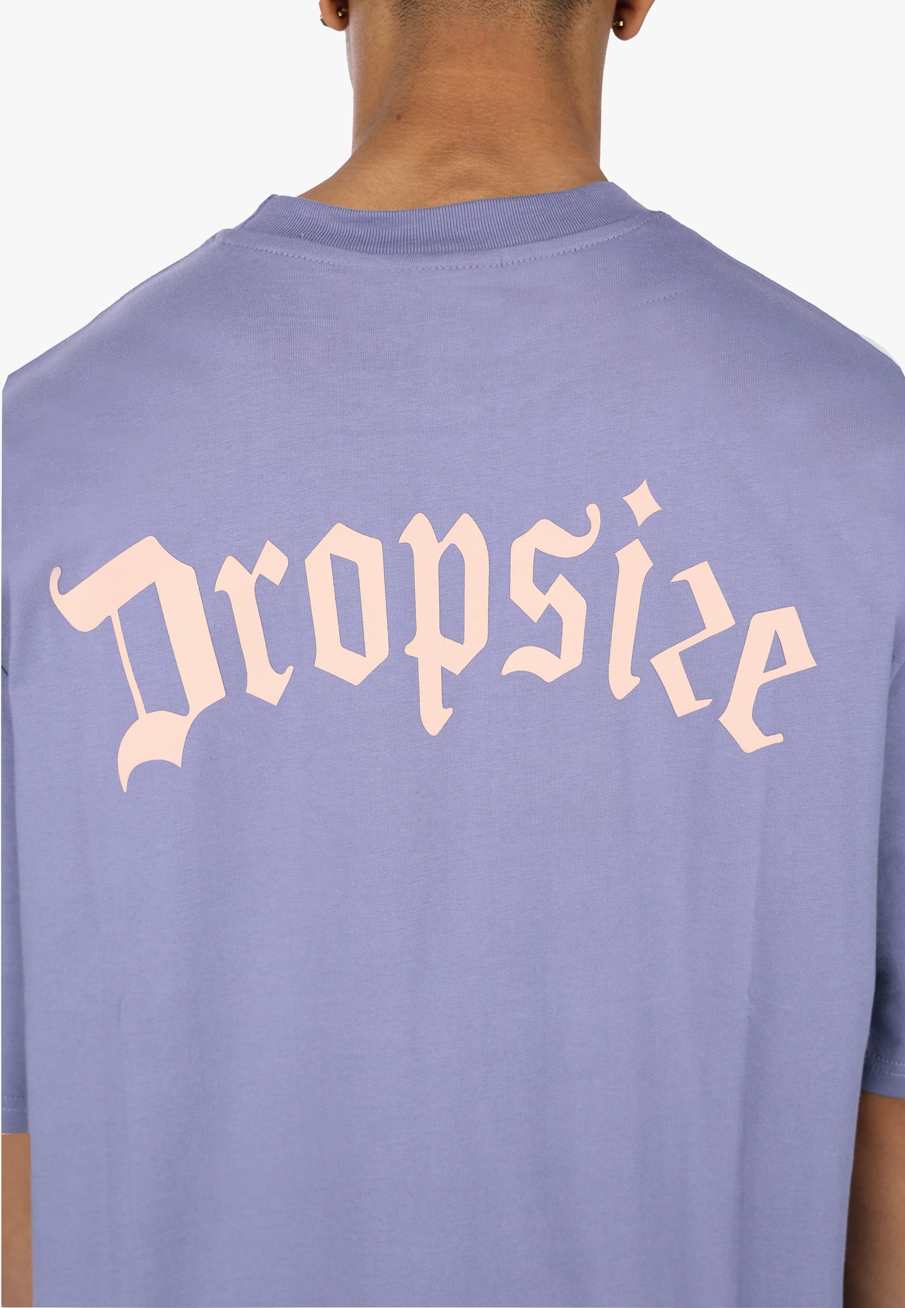 HEAVY OVERSIZE BIG LOGO T-SHIRT BLUE GRANITE