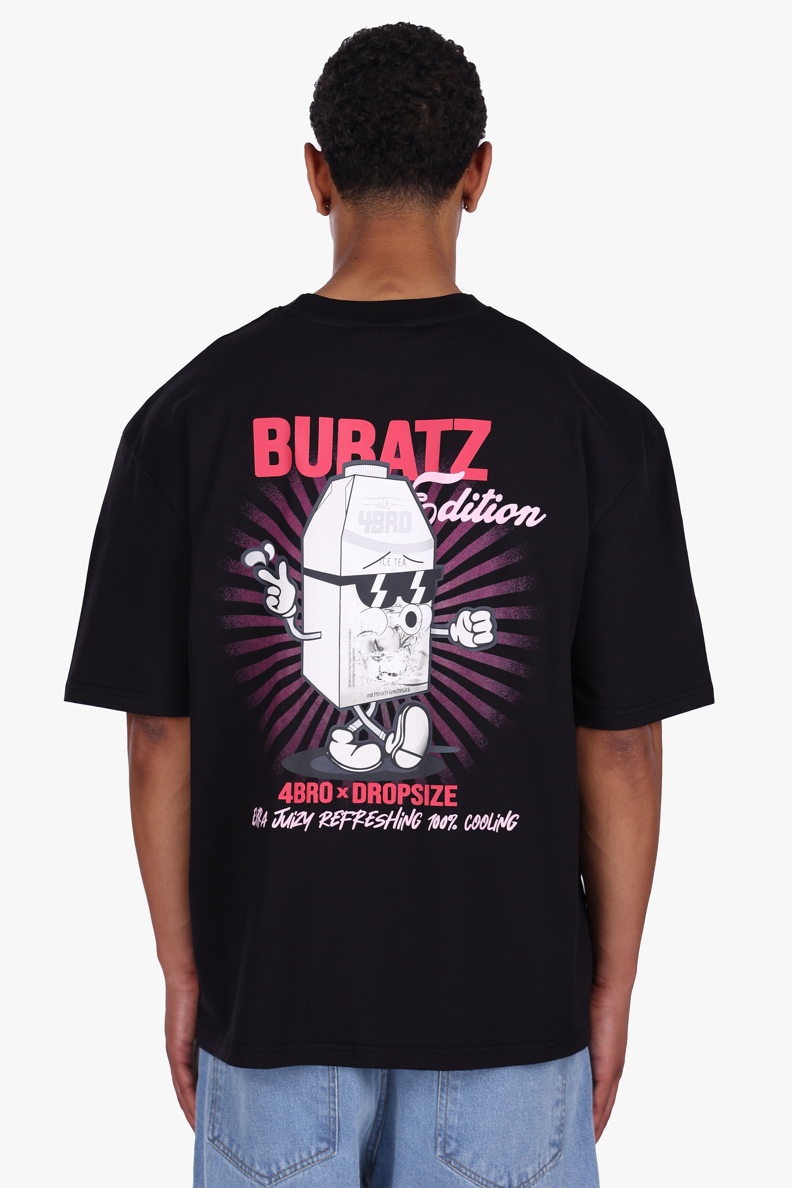 4BRO BUBATZ T-SHIRT BLACK/PINK