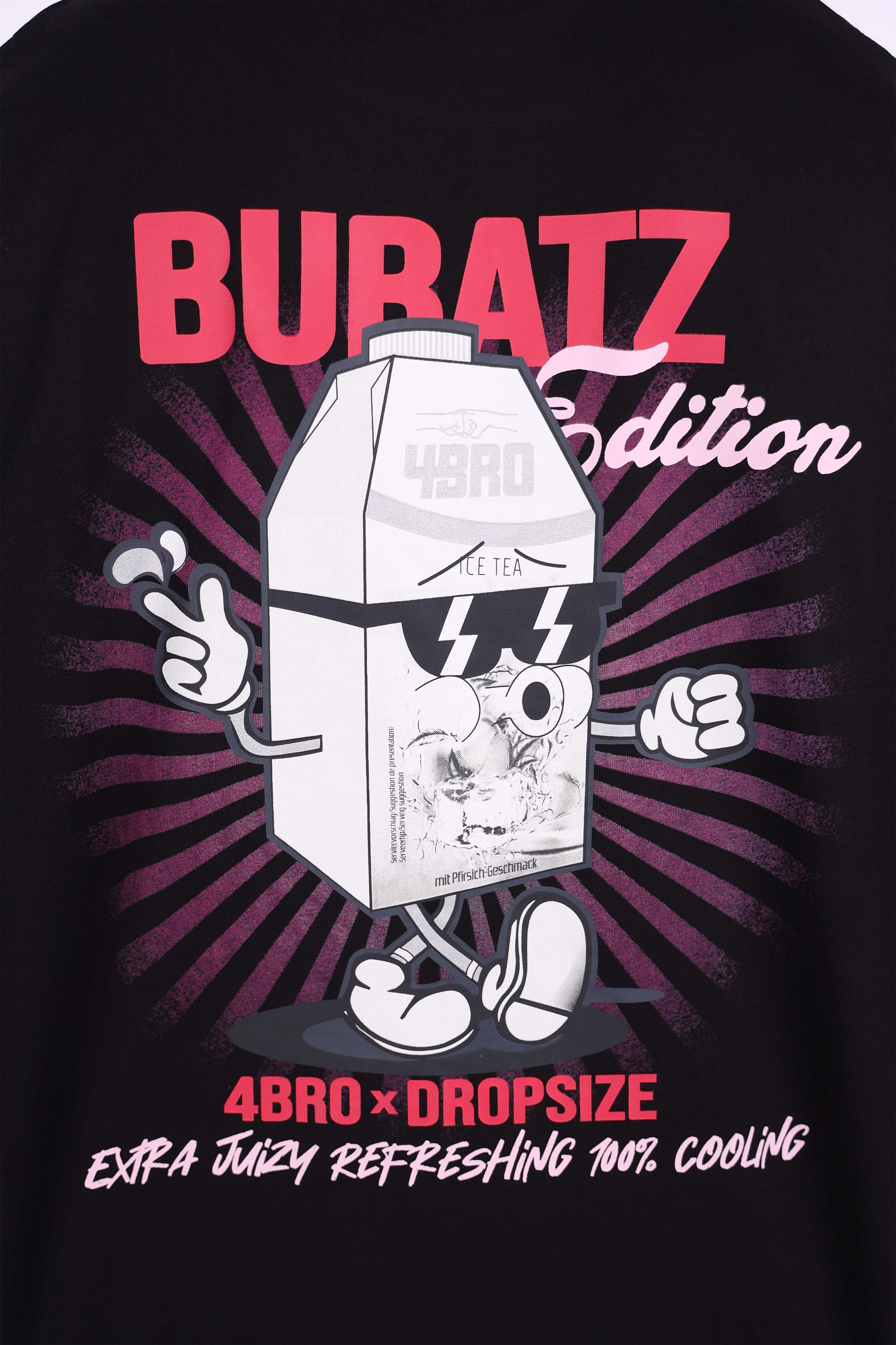 4BRO BUBATZ T-SHIRT BLACK/PINK