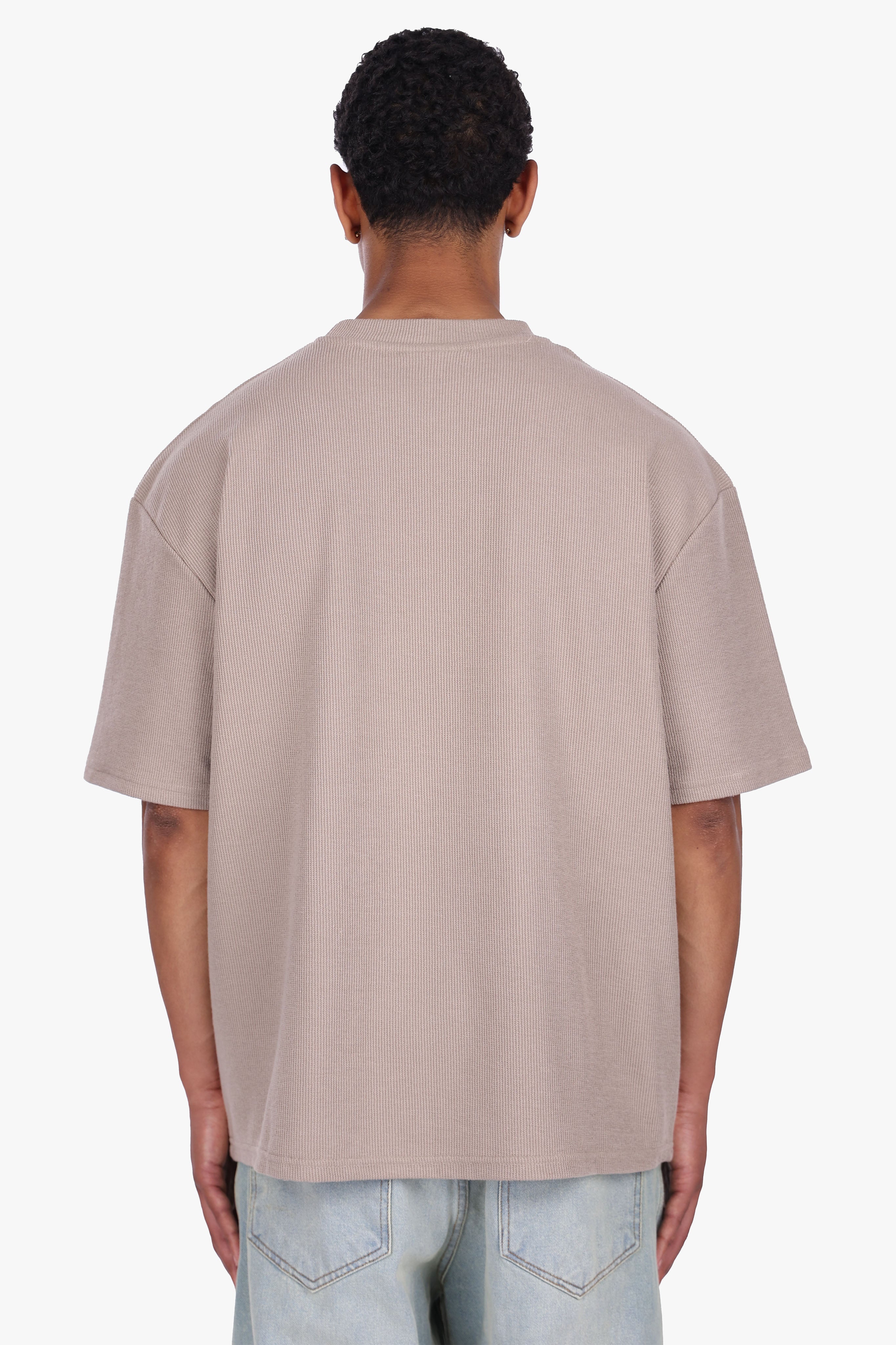 FRENCH RIB T-SHIRT SIMPLY TAUPE