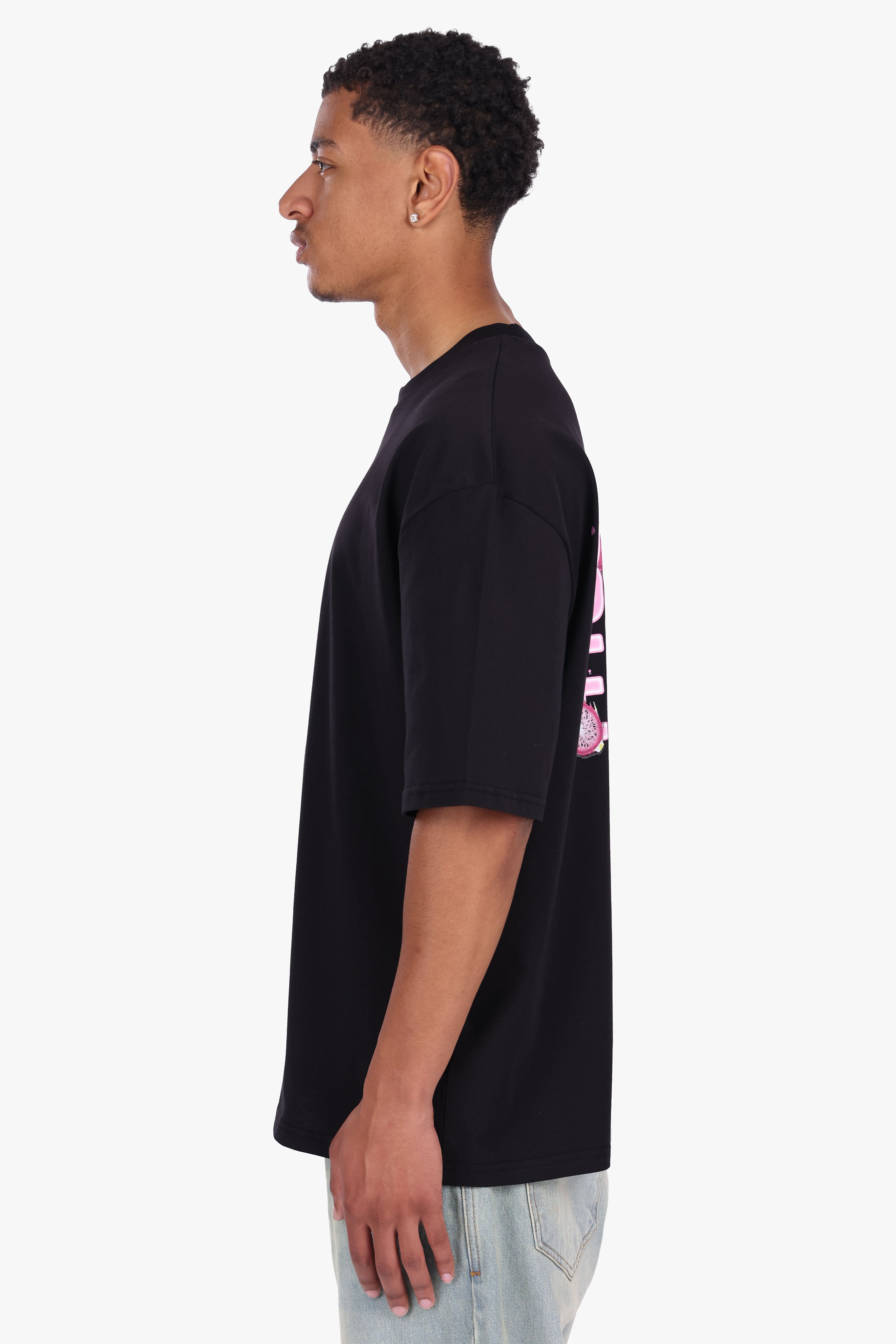 4BRO BUBATZ DRAGON FRUIT T-SHIRT BLACK