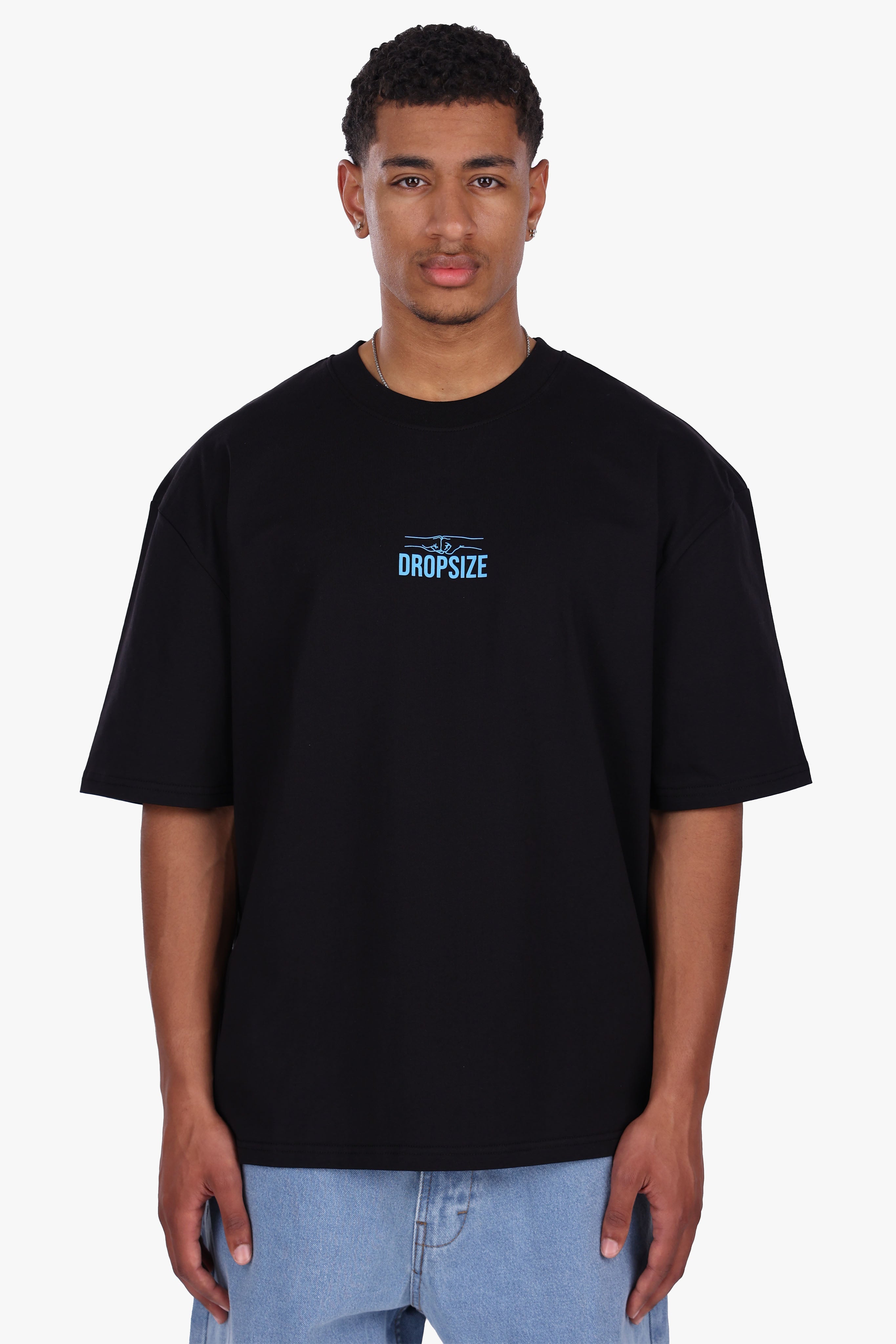4BRO PEACH T-SHIRT BLACK