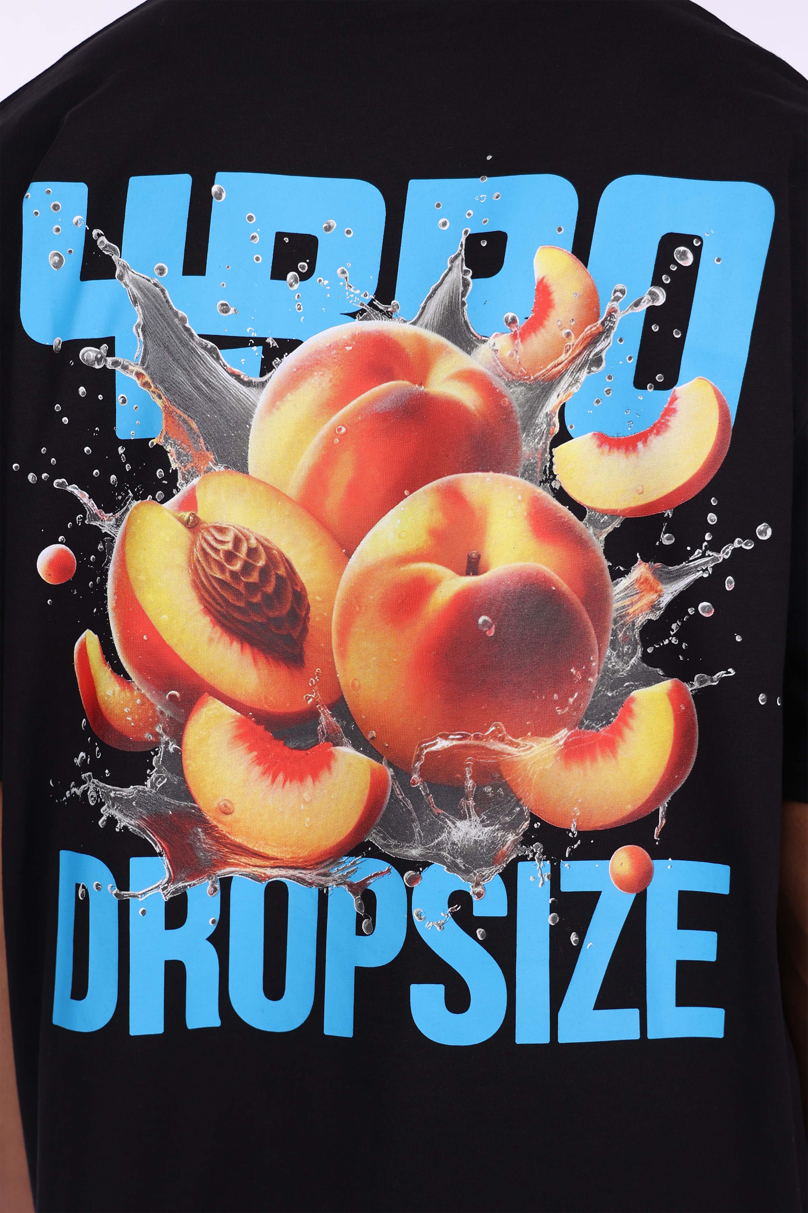 4BRO PEACH T-SHIRT BLACK