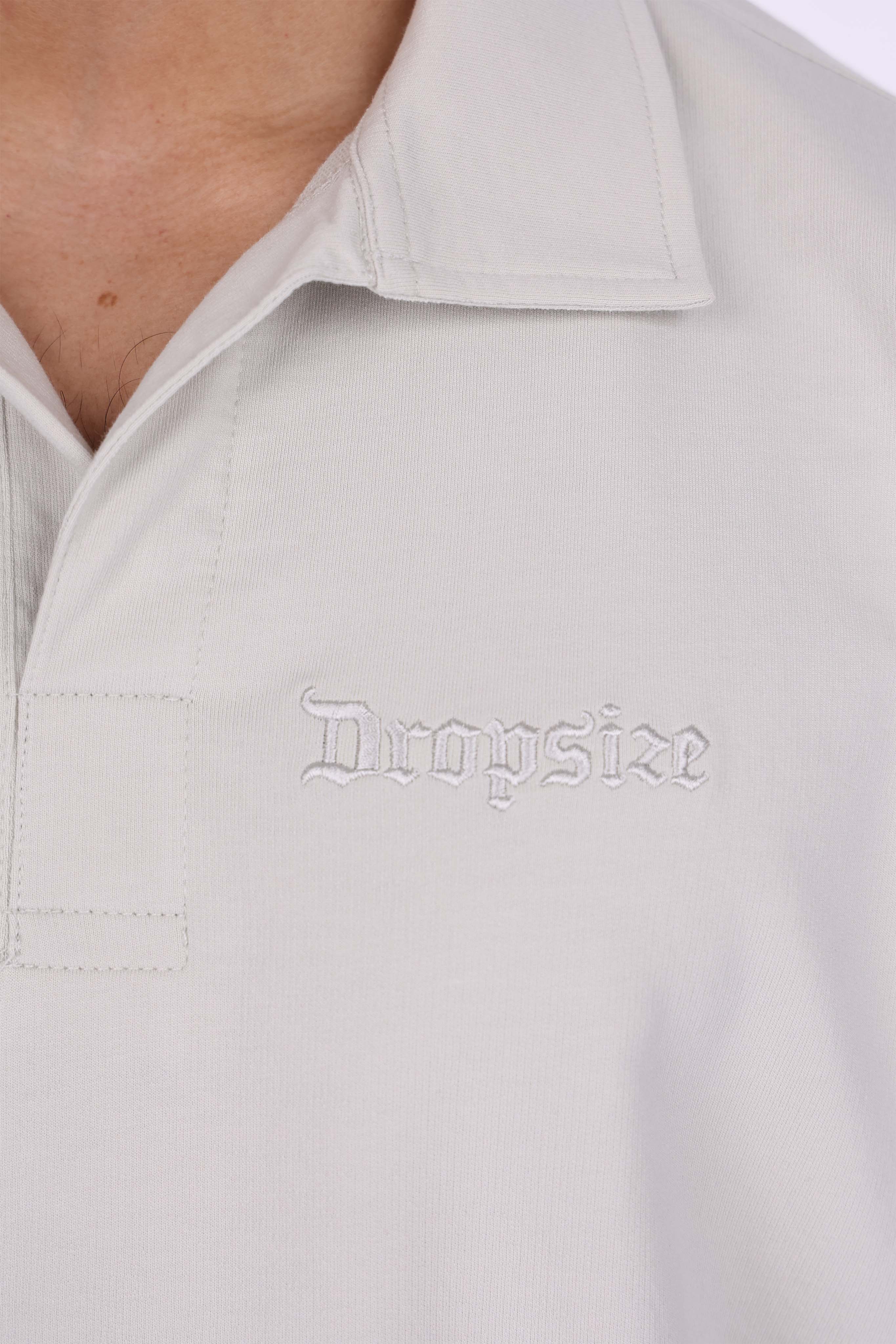 BASIC POLO SHIRT LIGHT GREY