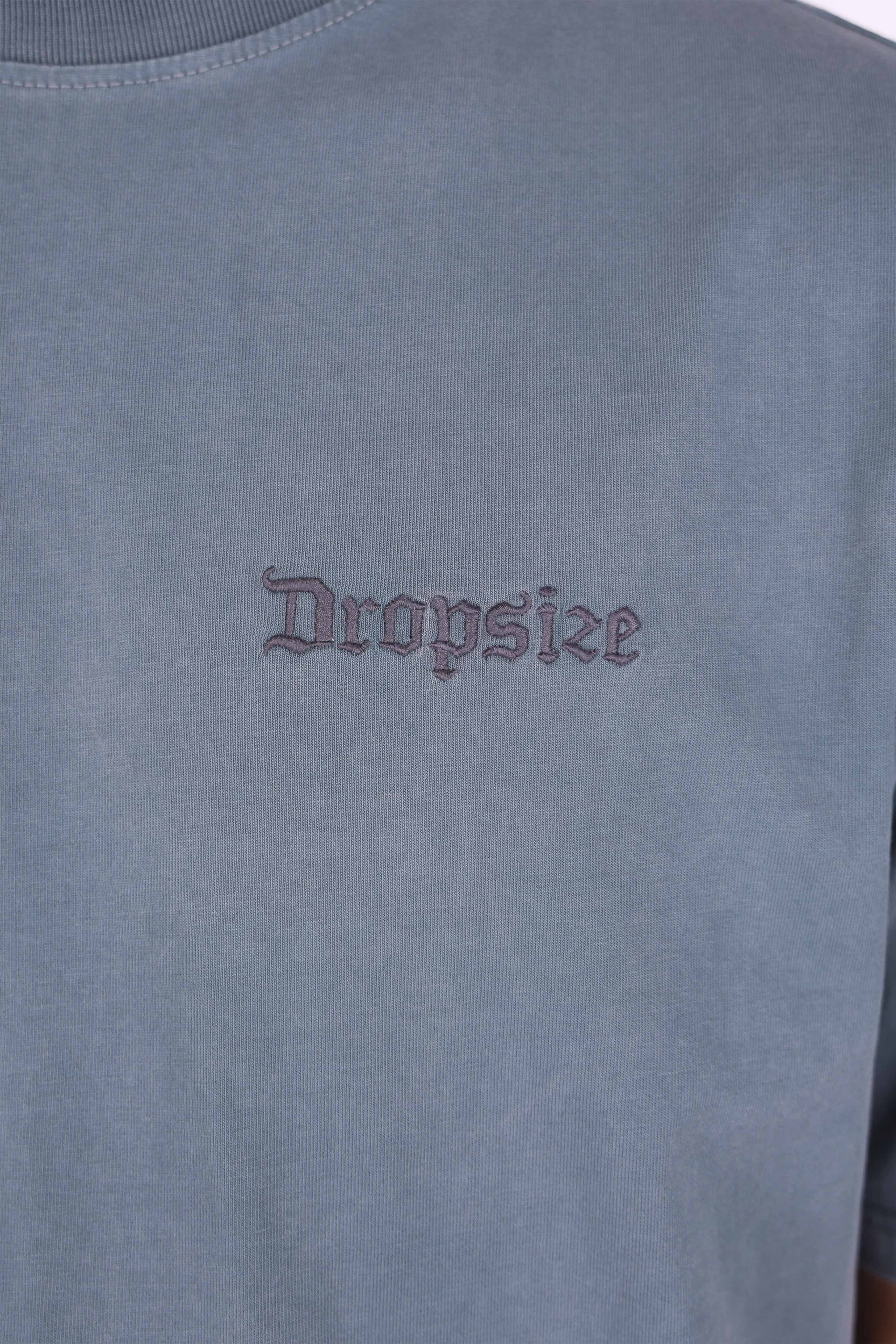 REGULAR FIT T-SHIRT ACID WASHED GREY