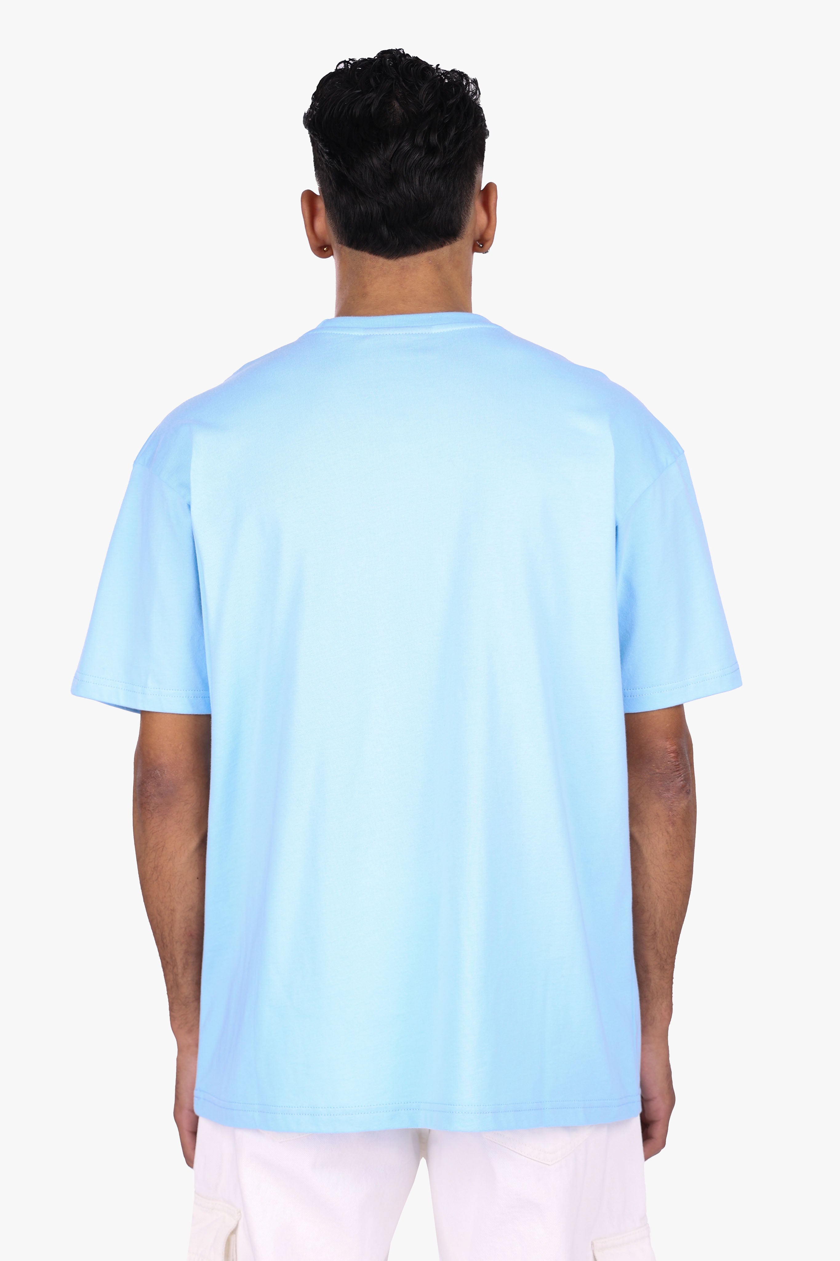 REGULAR FIT T-SHIRT BABY BLUE