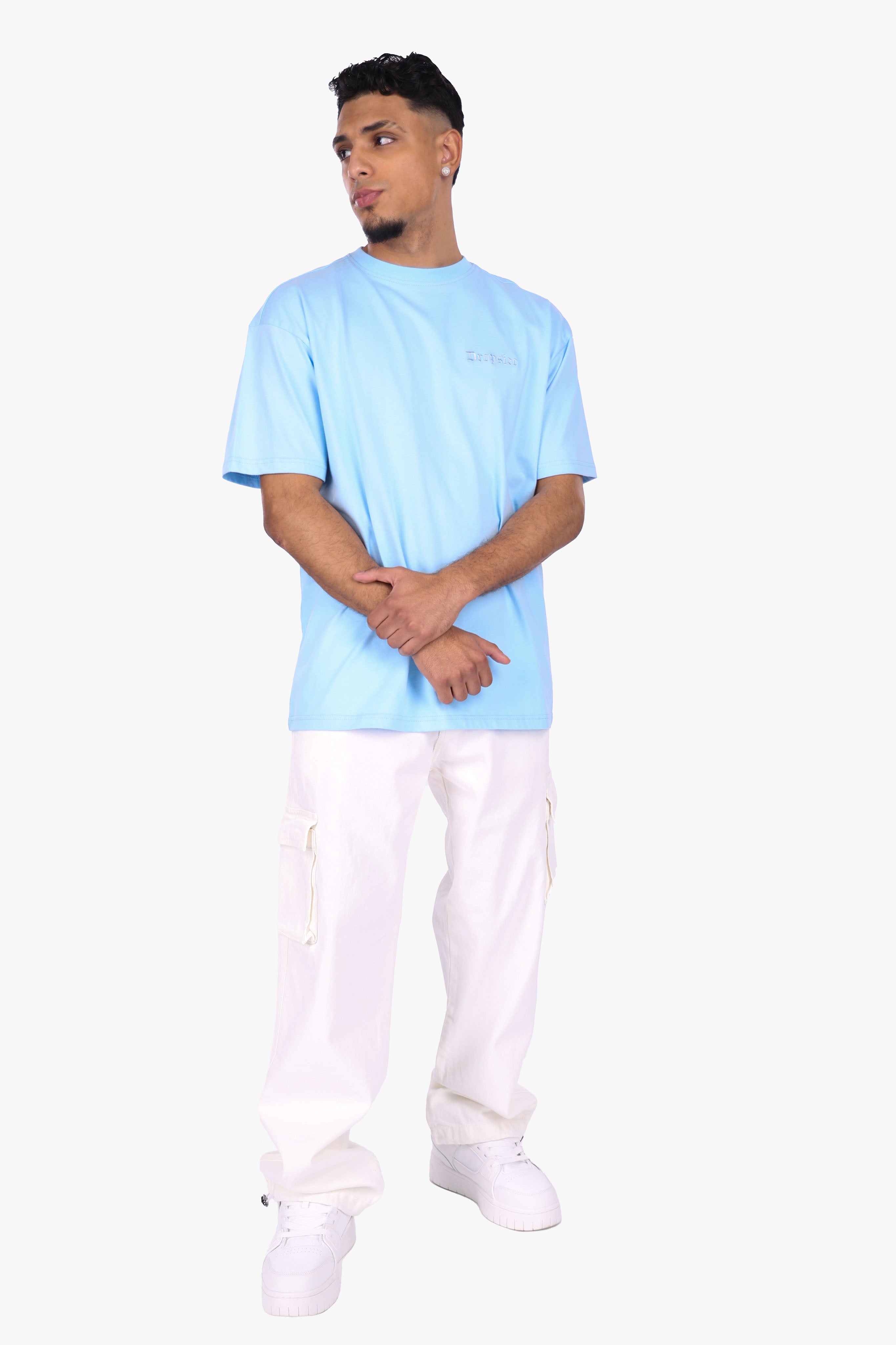 REGULAR FIT T-SHIRT BABY BLUE