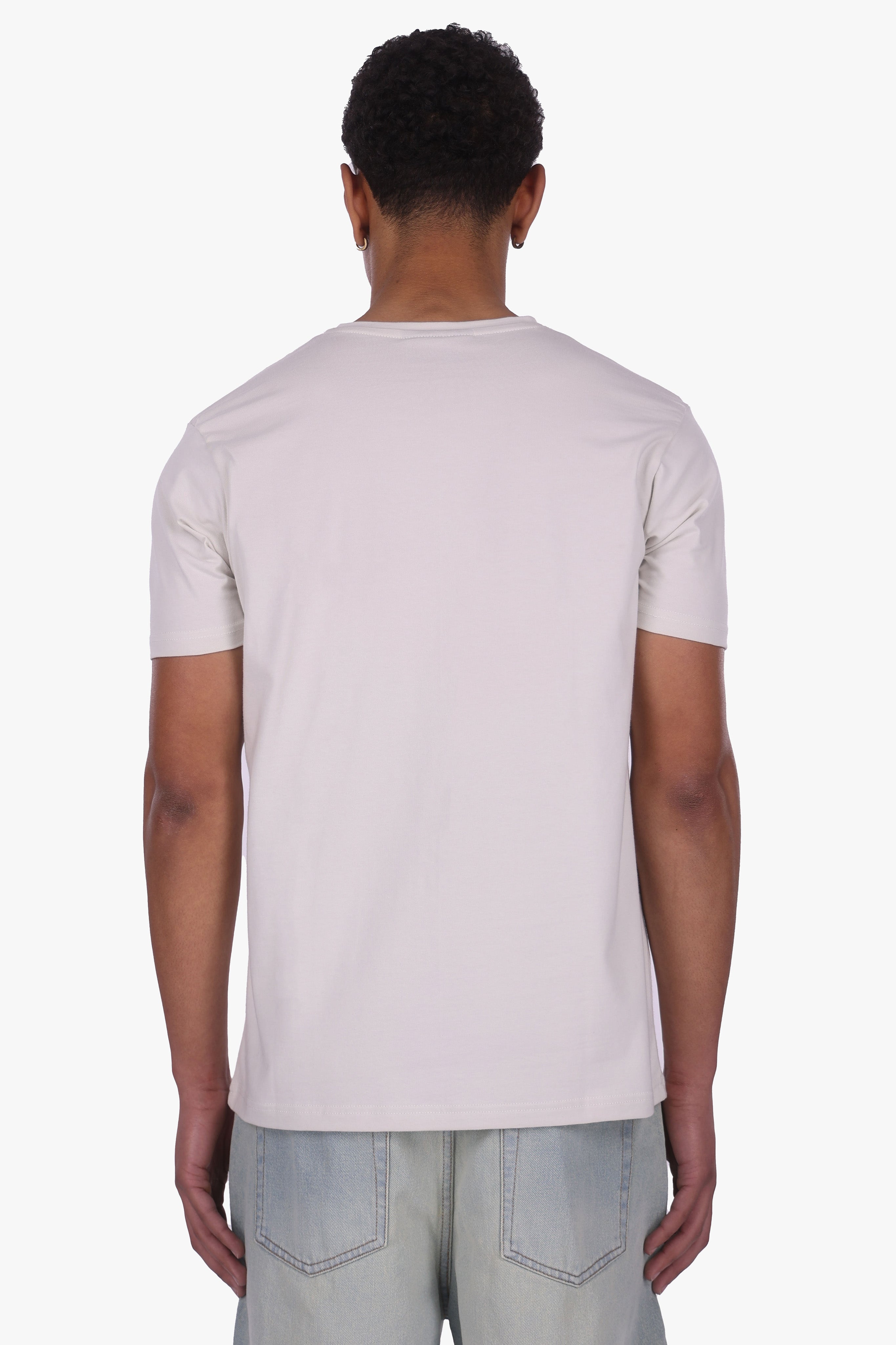 SLIM FIT T-SHIRT LIGHT GREY