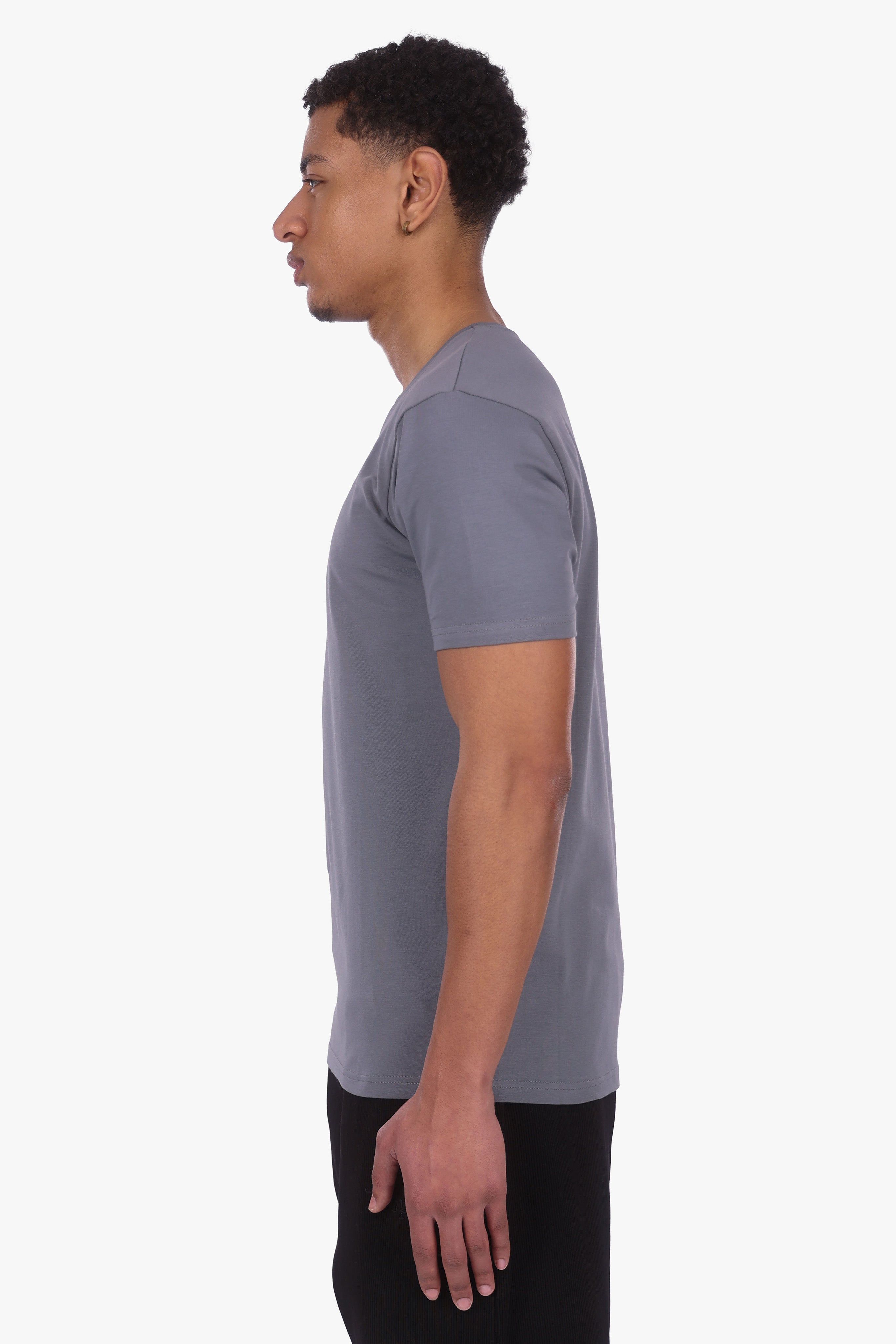 SLIM FIT T-SHIRT STEEL GREY