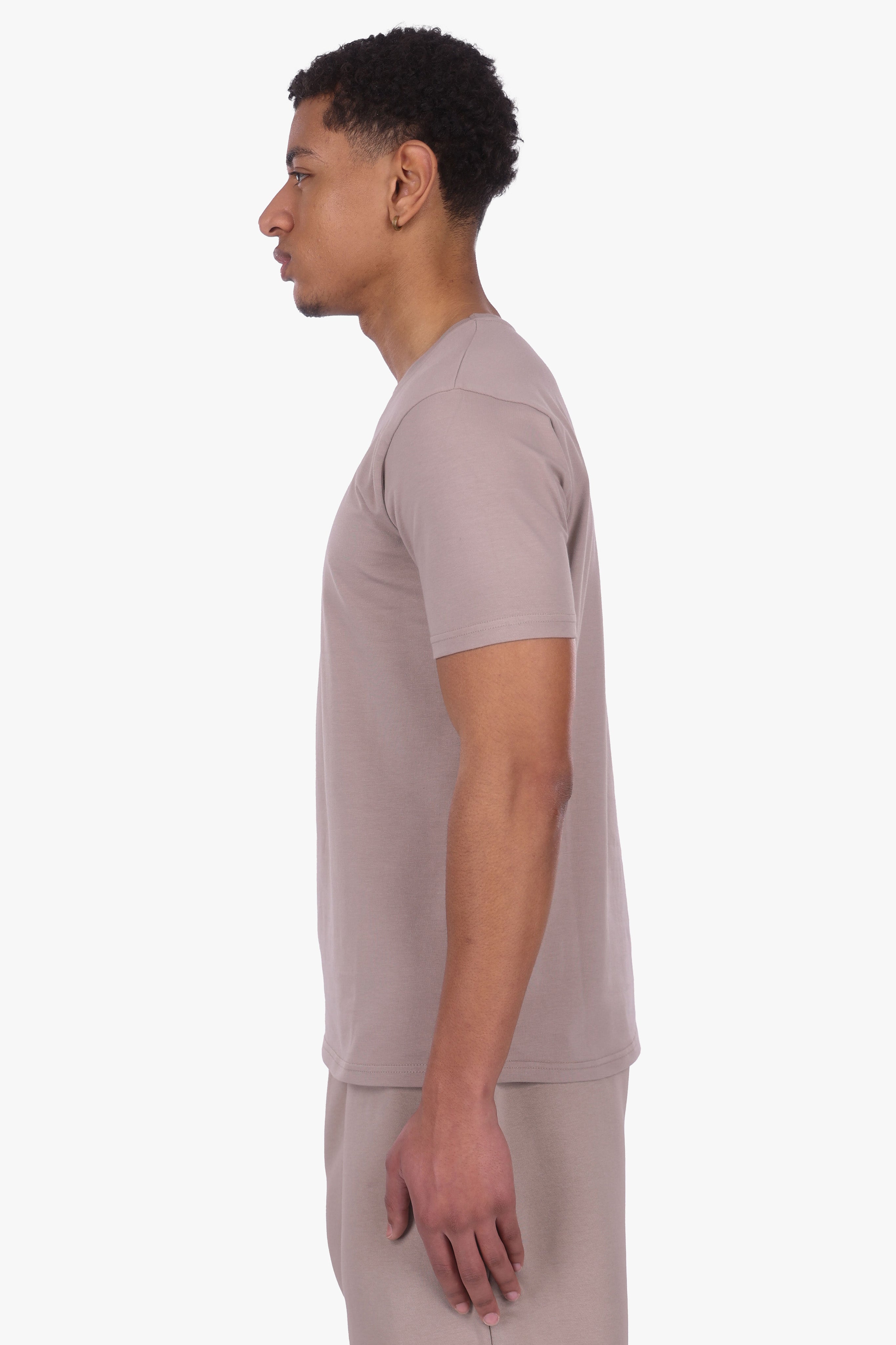 SLIM FIT T-SHIRT SIMPLY TAUPE