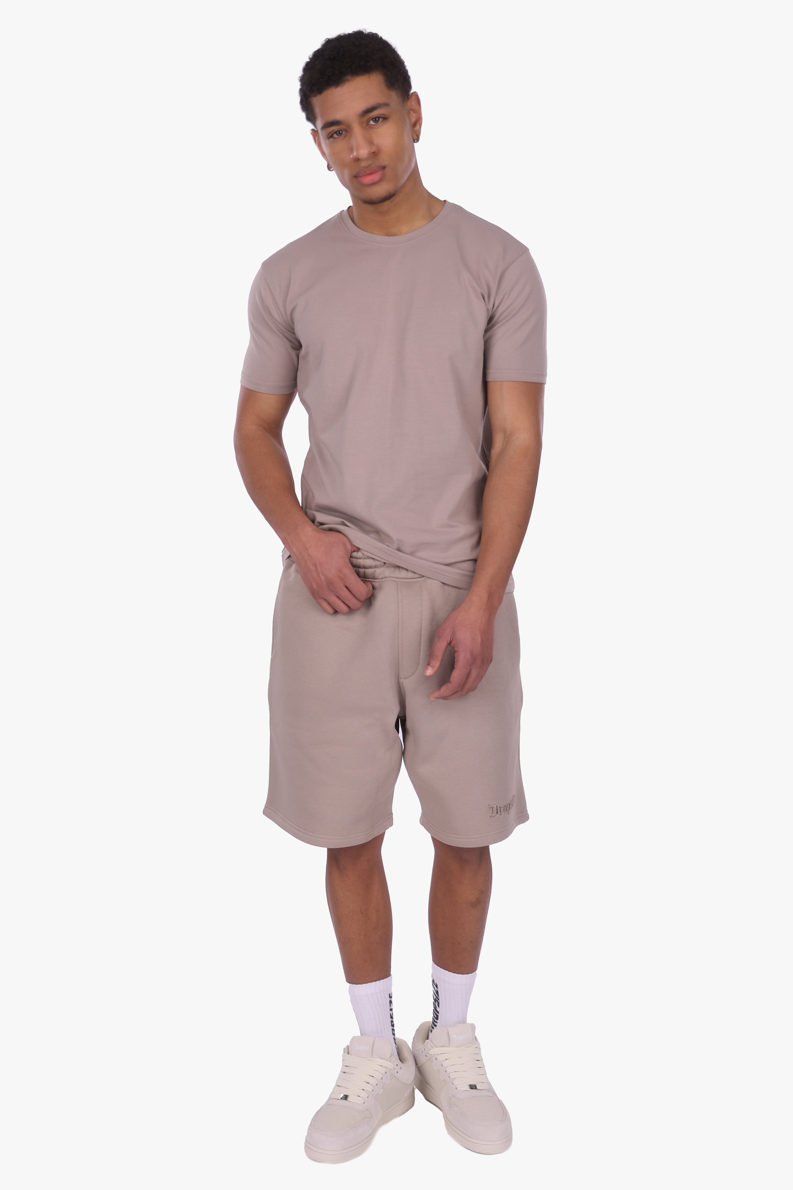 SLIM FIT T-SHIRT SIMPLY TAUPE