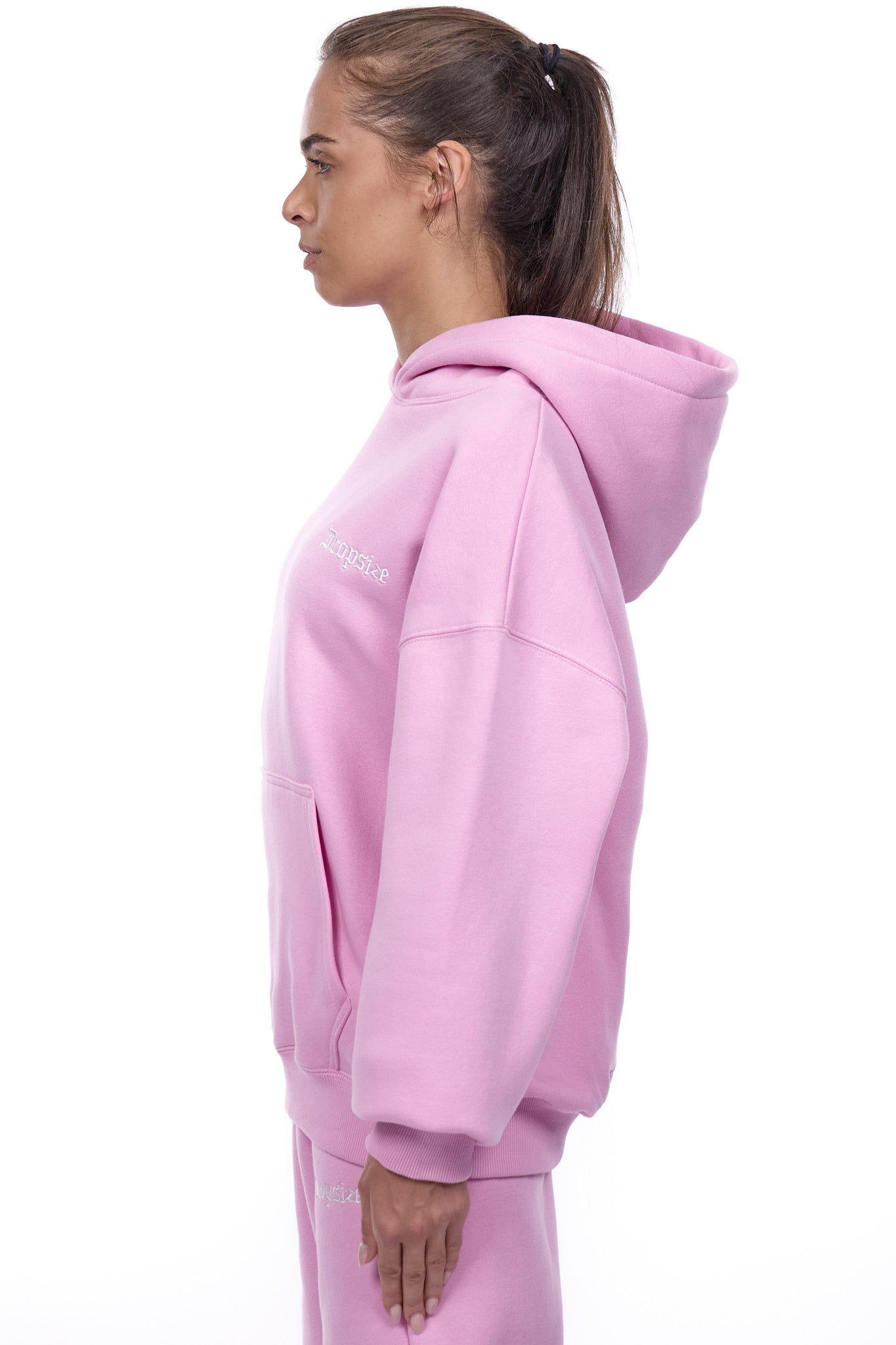 WOMENS BASIC HOODIE PINK