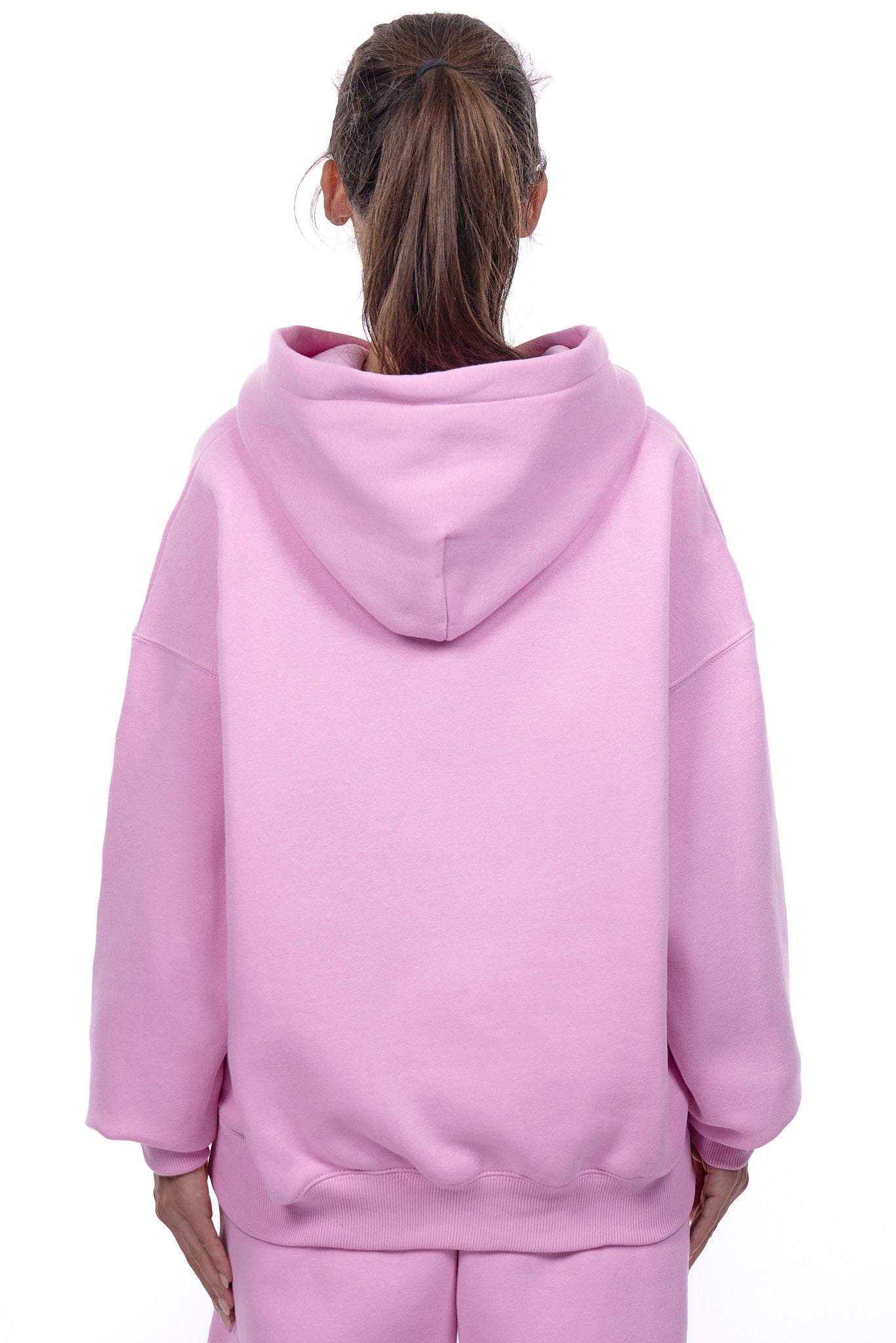 WOMENS BASIC HOODIE PINK