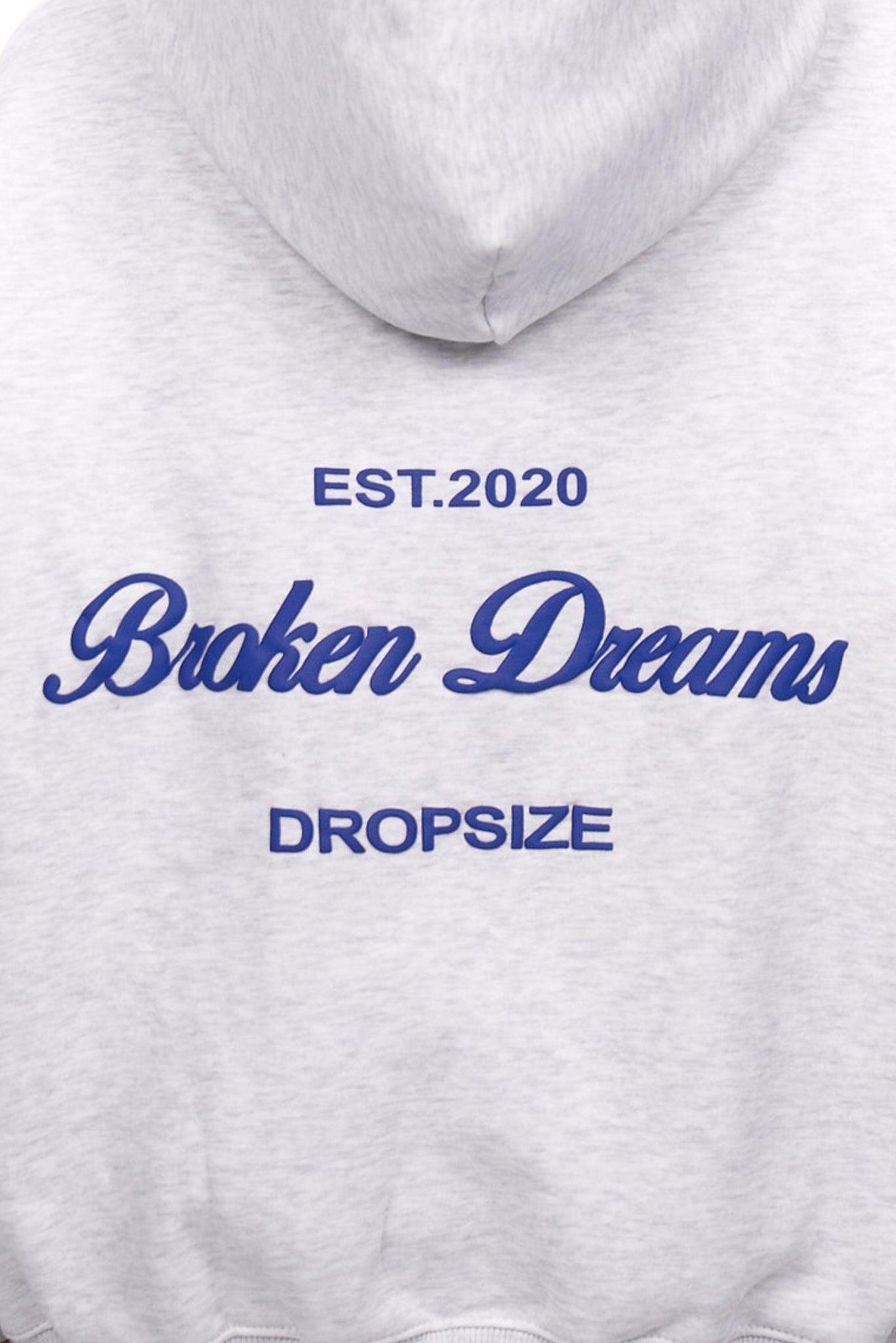 WOMENS BROKEN DREAMS HOODIE GREY MELANGE