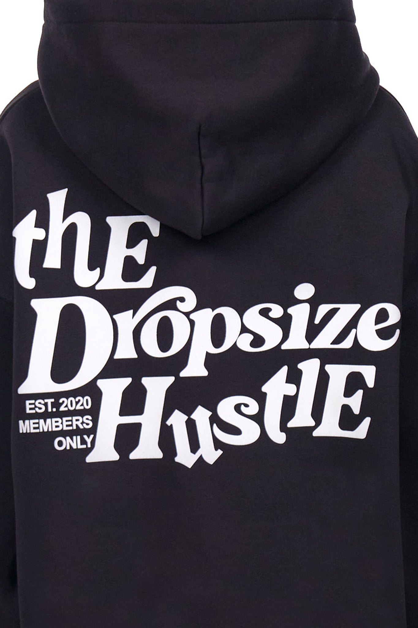 WOMENS HUSTLE HOODIE BLACK