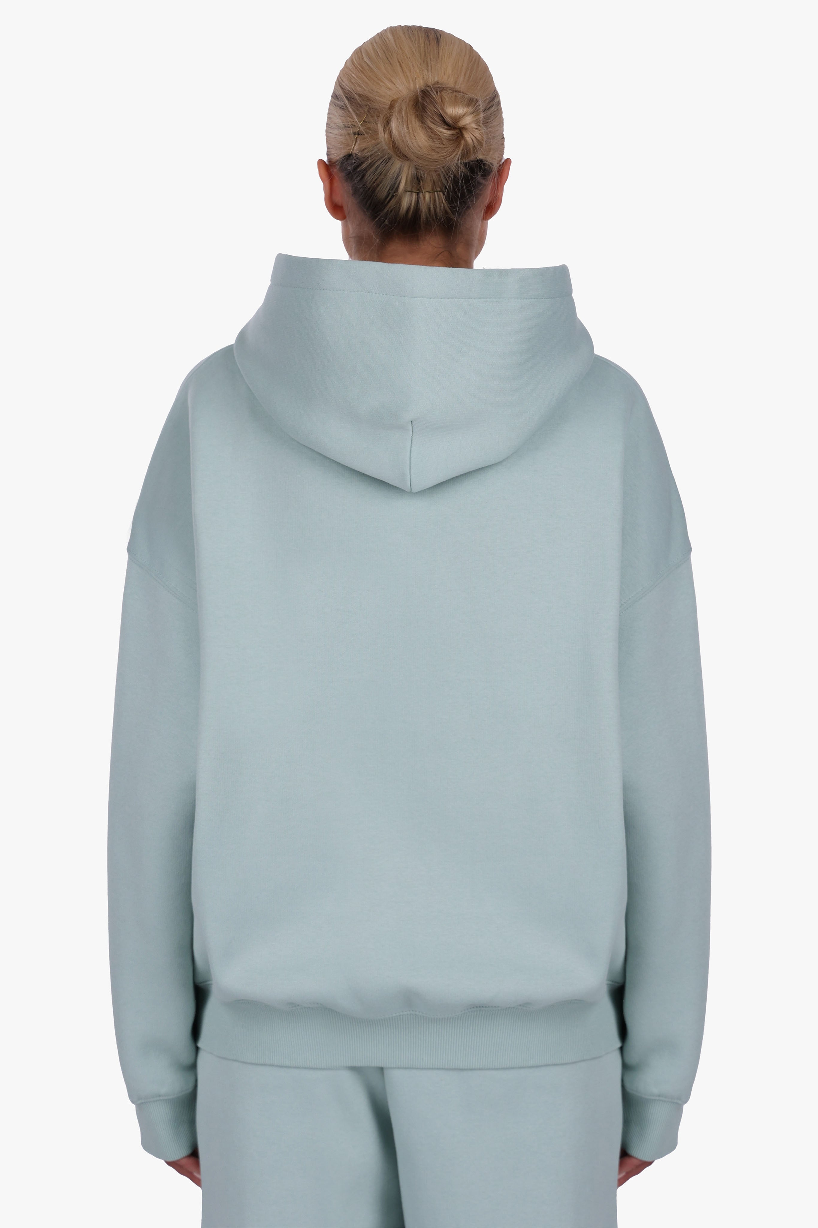 WOMEN BASIC COZY HOODIE MINT
