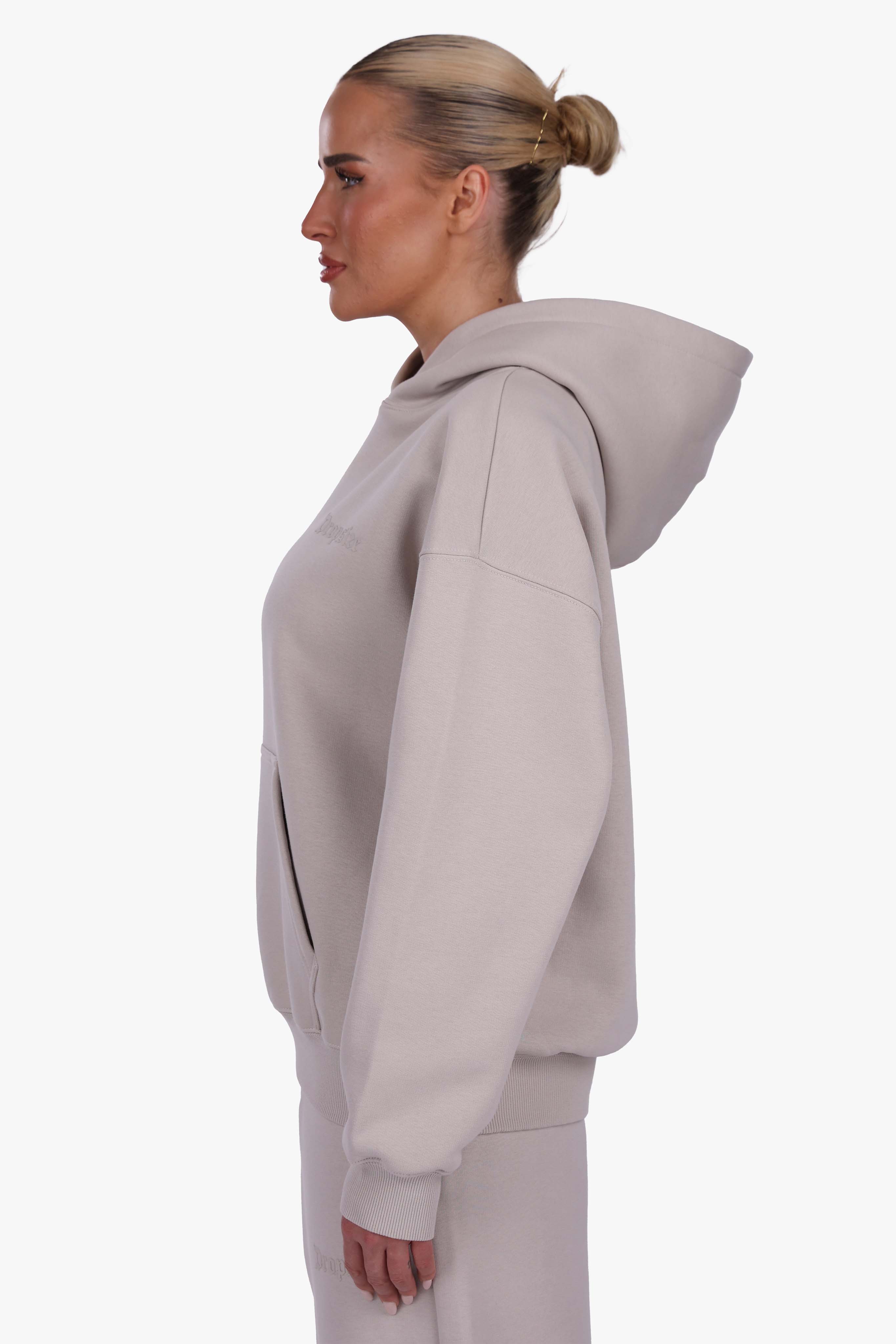 WOMEN BASIC COZY HOODIE MOON BEAN