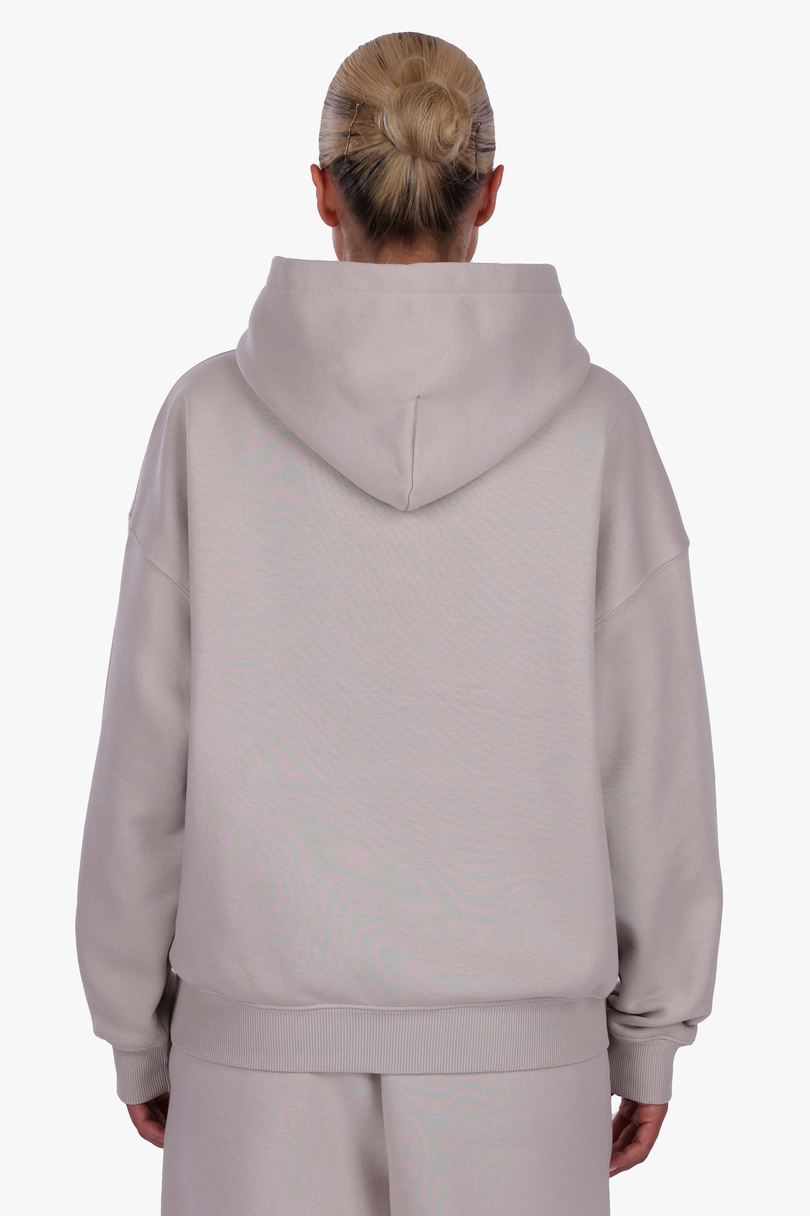 WOMEN BASIC COZY HOODIE MOON BEAN