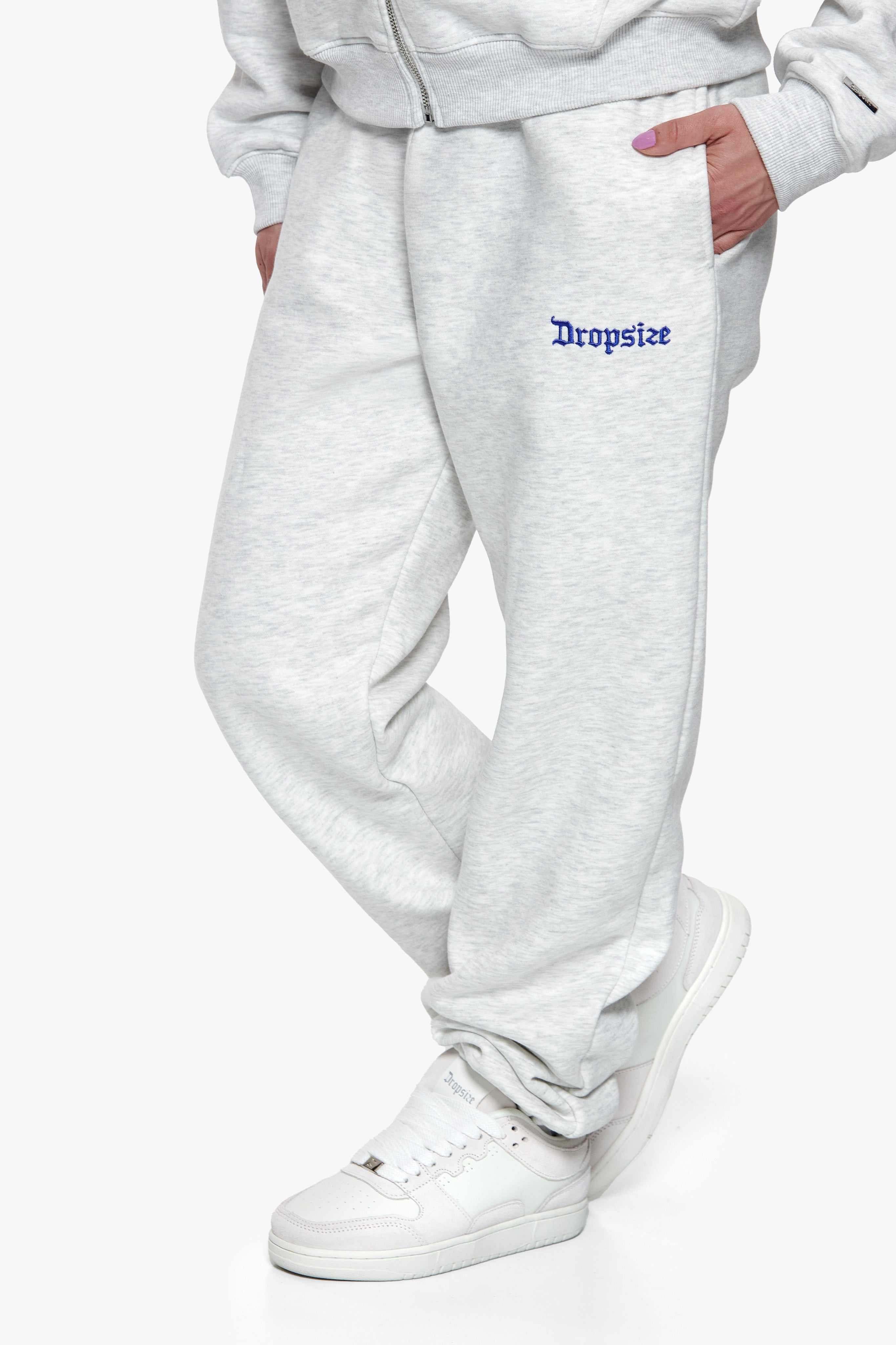 WOMENS BASIC JOGGER GREY MELANGE