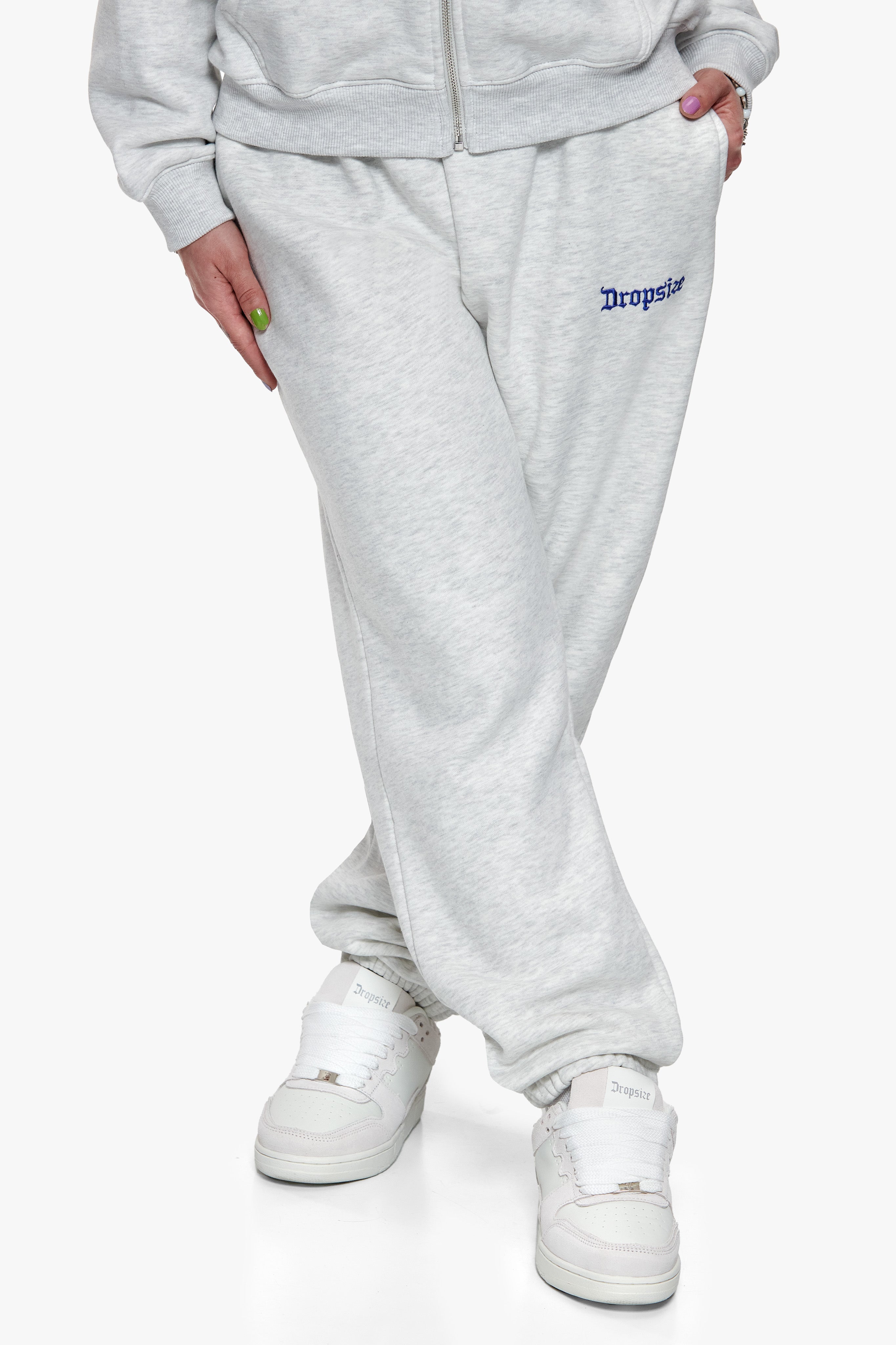 WOMENS BASIC JOGGER GREY MELANGE