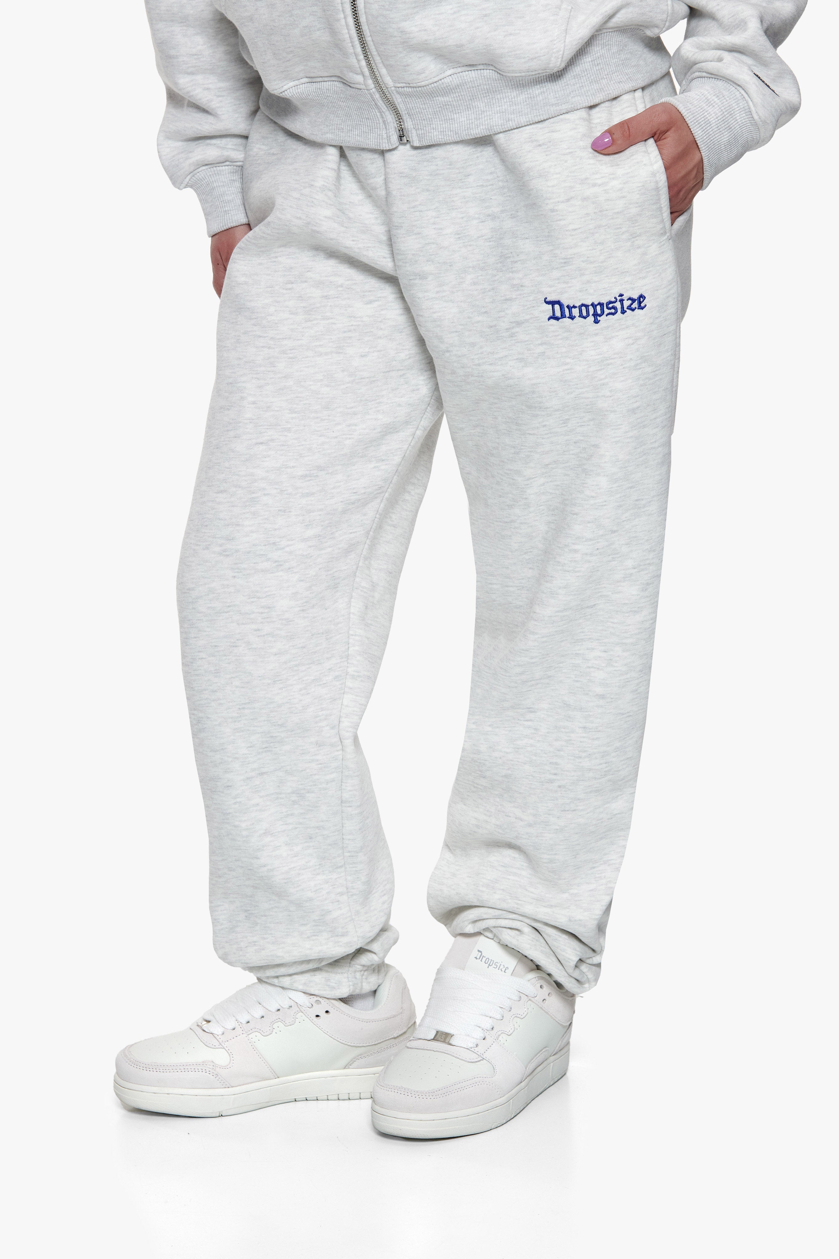 WOMENS BASIC JOGGER GREY MELANGE