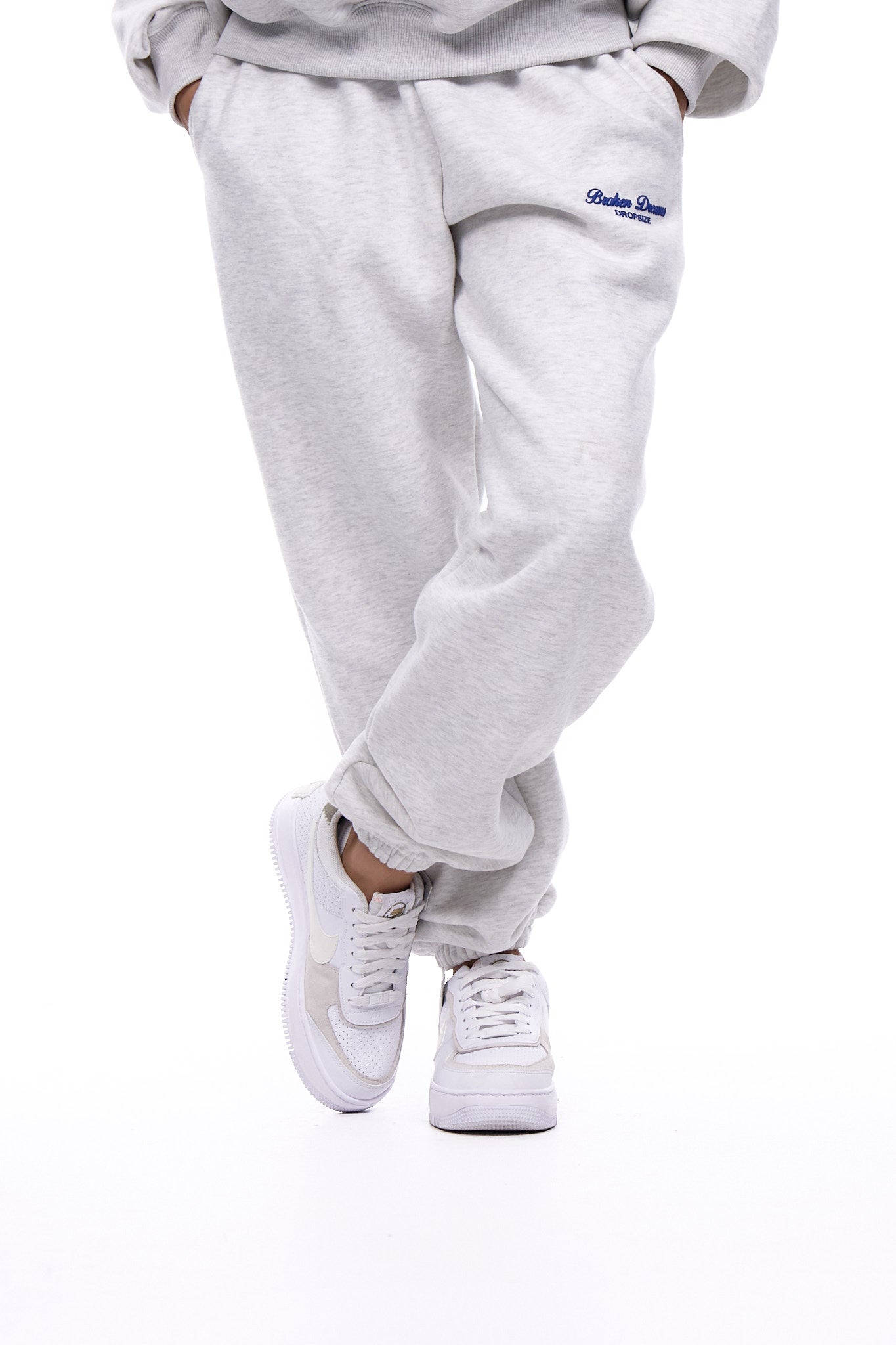 WOMENS BROKEN DREAMS JOGGER GREY MELANGE