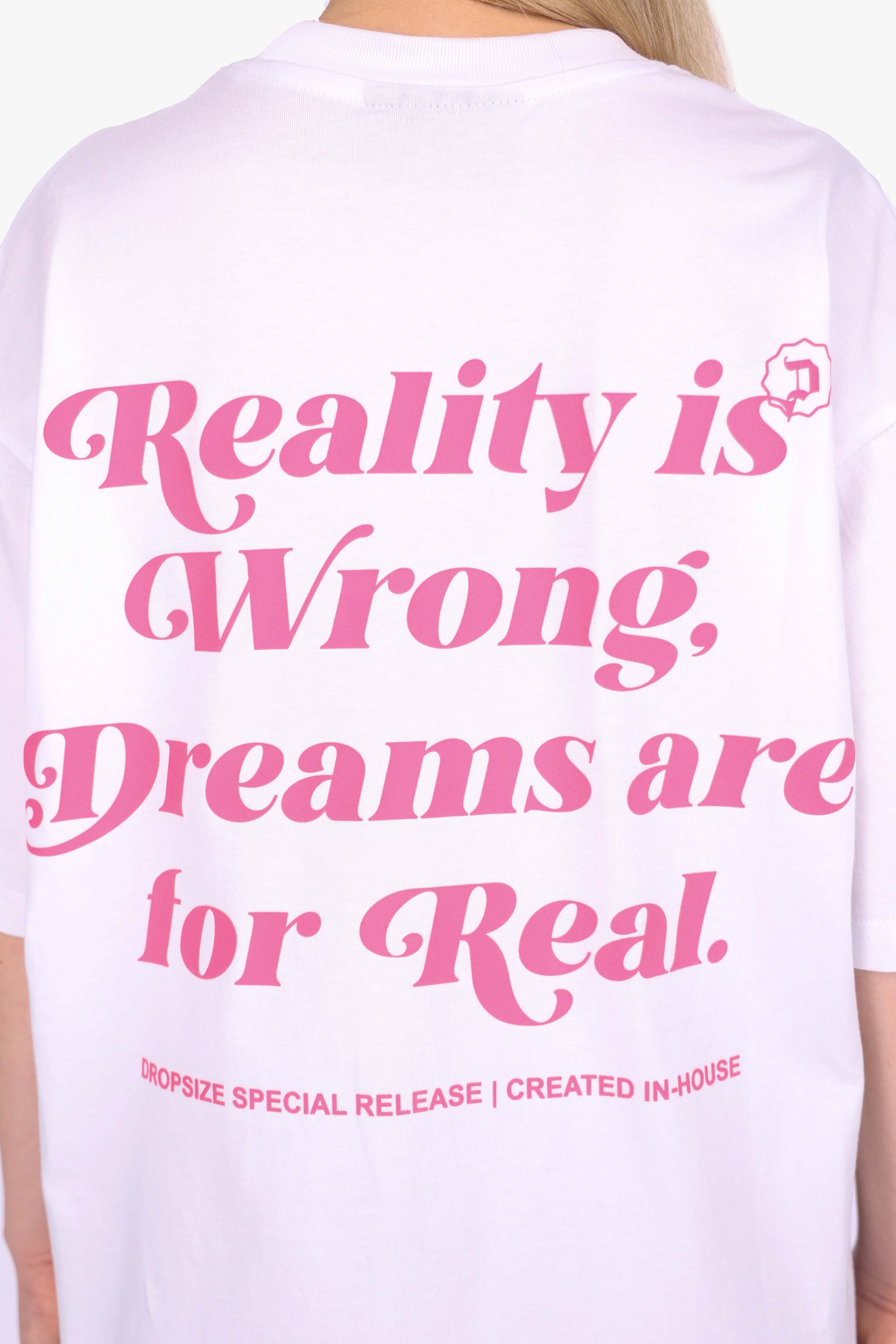 HEAVY OVERSIZE REALITY T-SHIRT WHITE