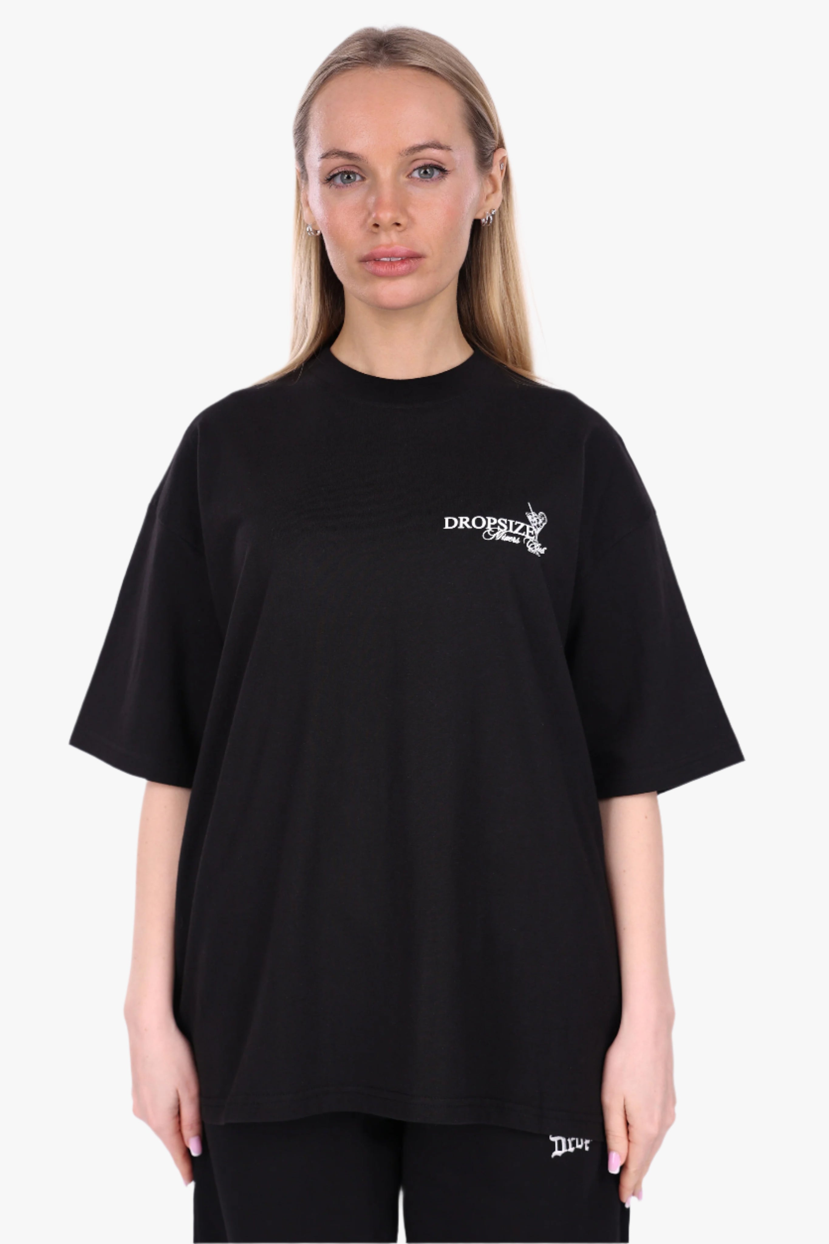 HEAVY OVERSIZE COCKTAIL T-SHIRT BLACK