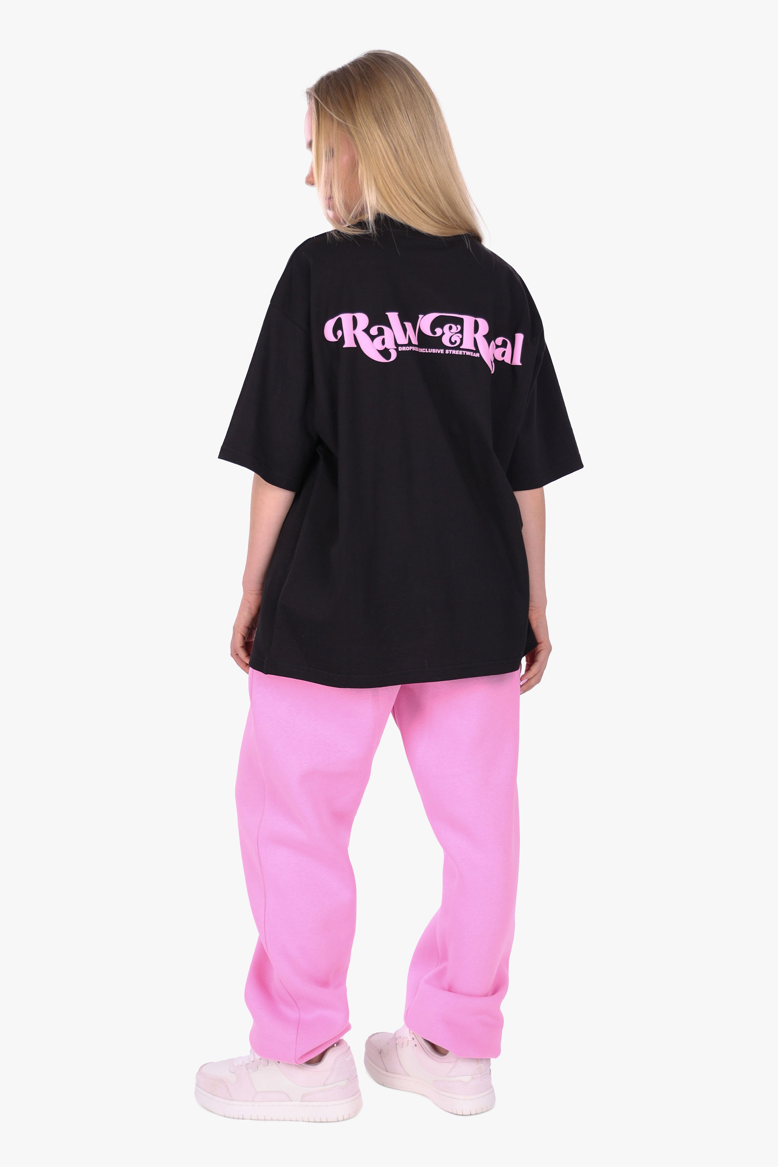 HEAVY OVERSIZE RAW AND REAL TSHIRT BLACK