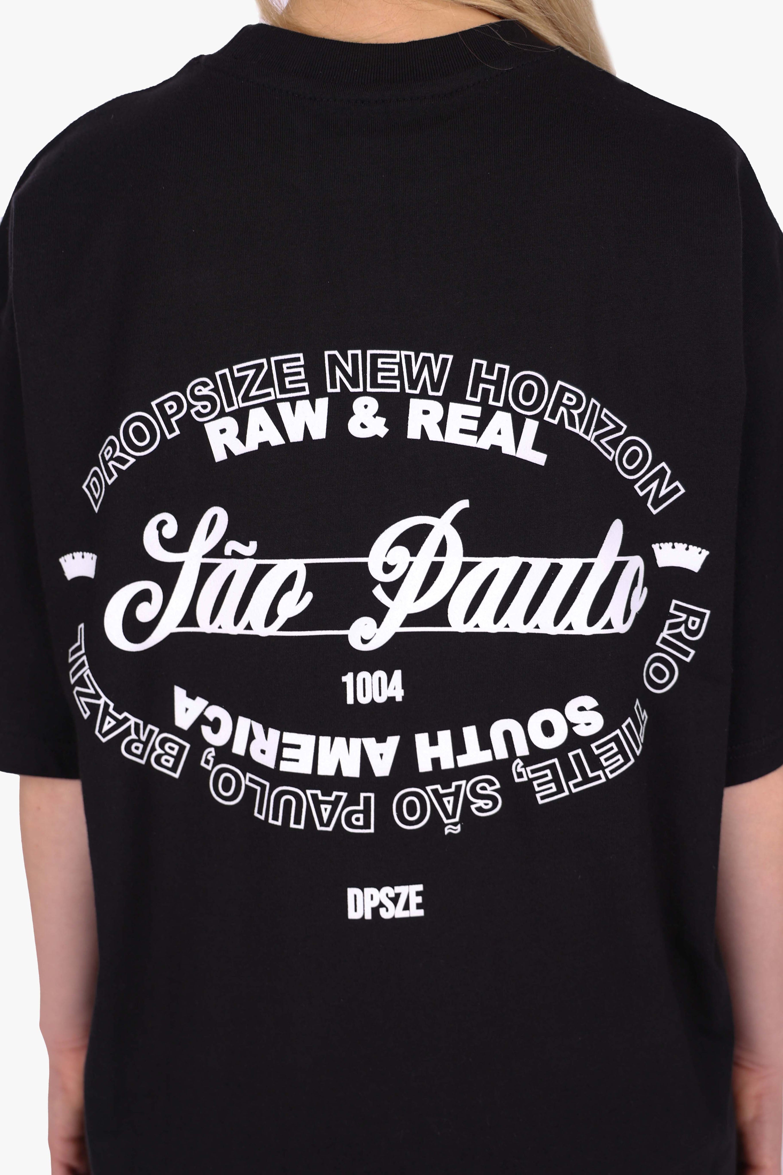 HEAVY OVERSIZE SAO PAULO T-SHIRT BLACK