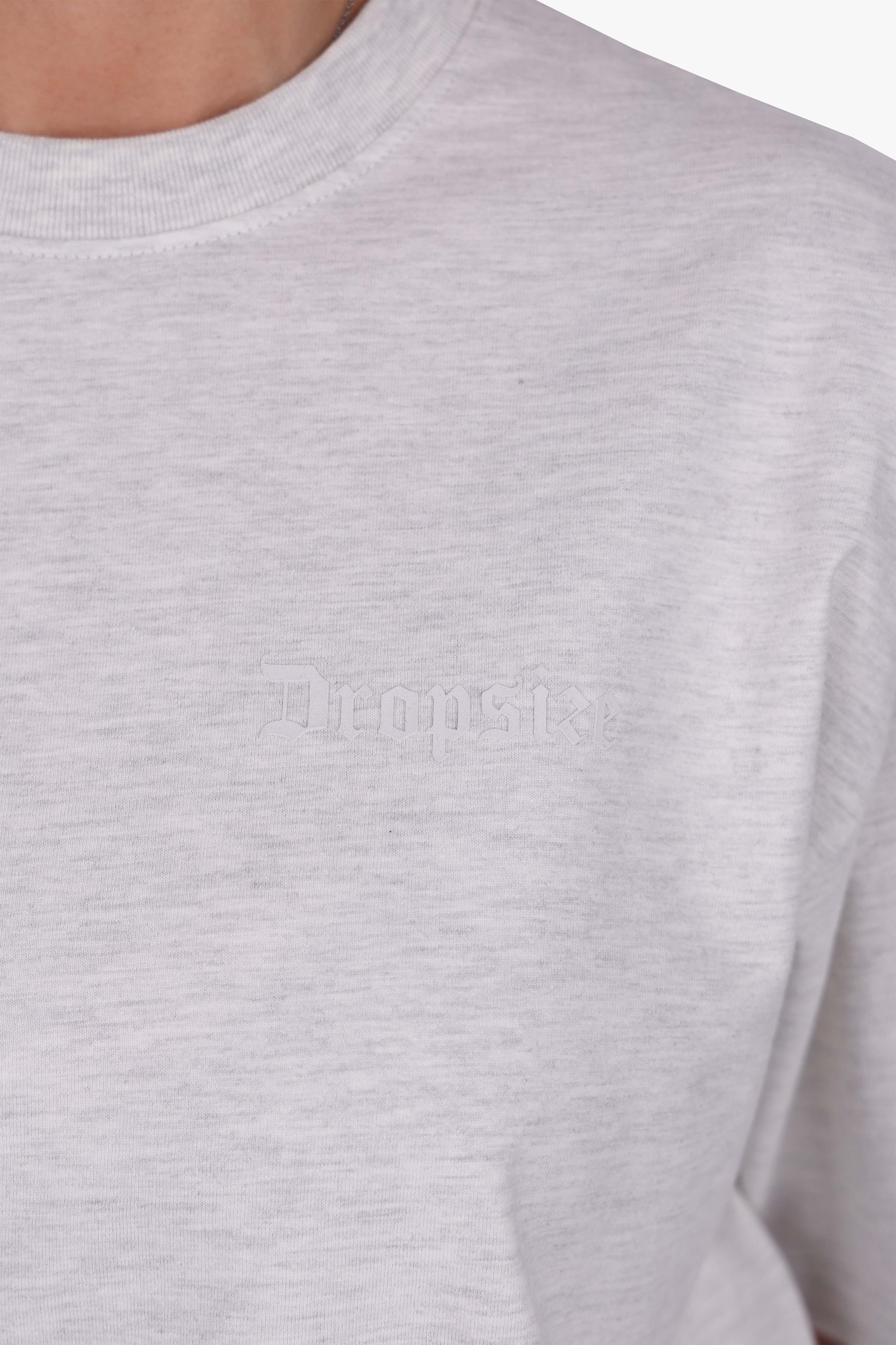 WOMEN BASIC COZY T-SHIRT GREY MELANGE