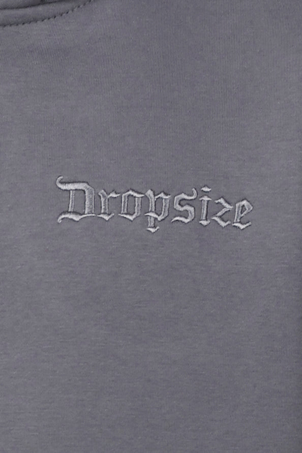 REGULAR FIT ZIP-HOODIE STEEL GREY