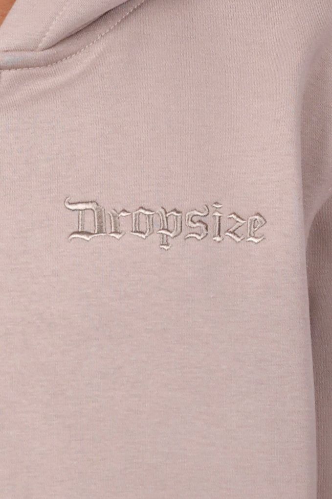 REGULAR FIT ZIP-HOODIE SIMPLY TAUPE