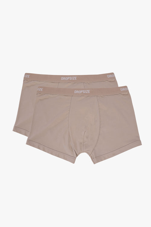 BOXERSHORTS 2 PACK BEIGE