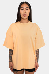 HEAVY MIDDLE HD PRINT T-SHIRT WASHED PEACH