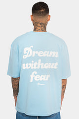 HEAVY DREAM WITHOUT FEAR T-SHIRT BABY BLUE