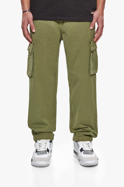 V2 CARGO JEANS SINGLE POCKET OLIVE