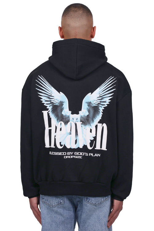 HEAVY OVERSIZE BLESSED HOODIE BLACK
