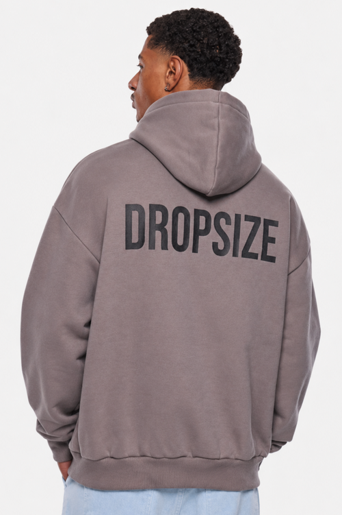 HEAVY OVERSIZE HD PRINT HOODIE DRIFTWOOD